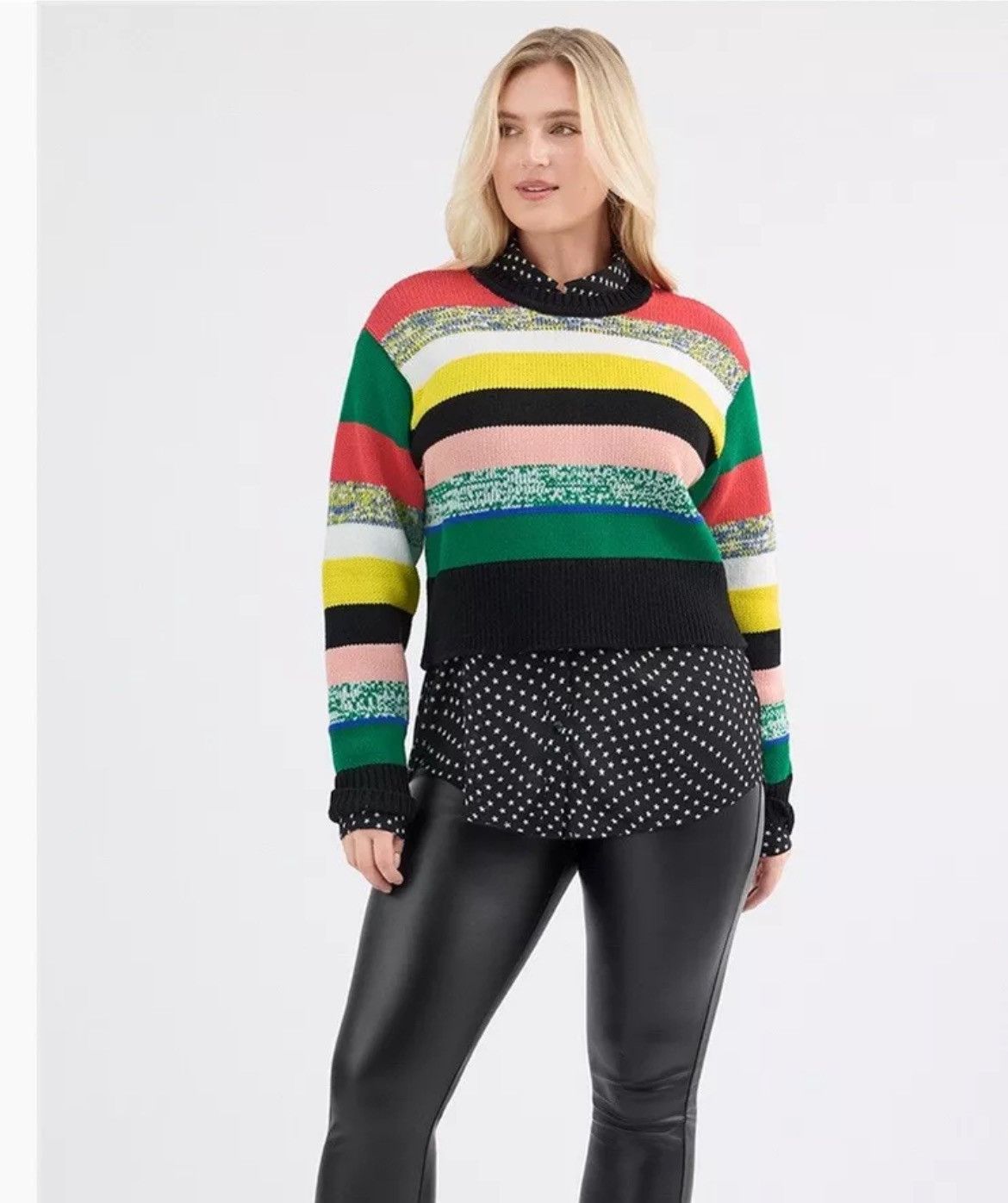 Other Cabi Pop Crop Pullover Size XL / US 12-14 / IT 48-50 - 2 Thumbnail