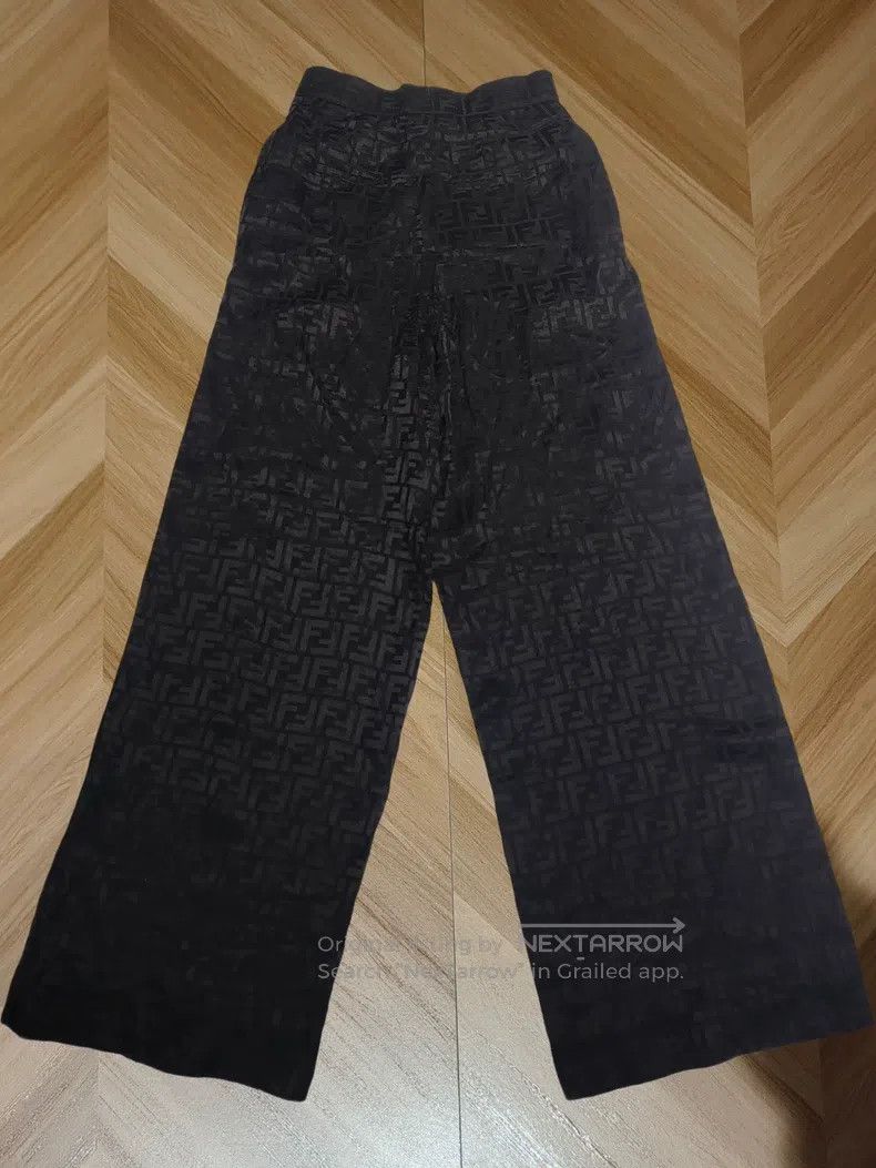 Fendi Fendi Monogrammed mulberry silk women's pants Size 24" / US 00 / IT 34 - 2 Thumbnail