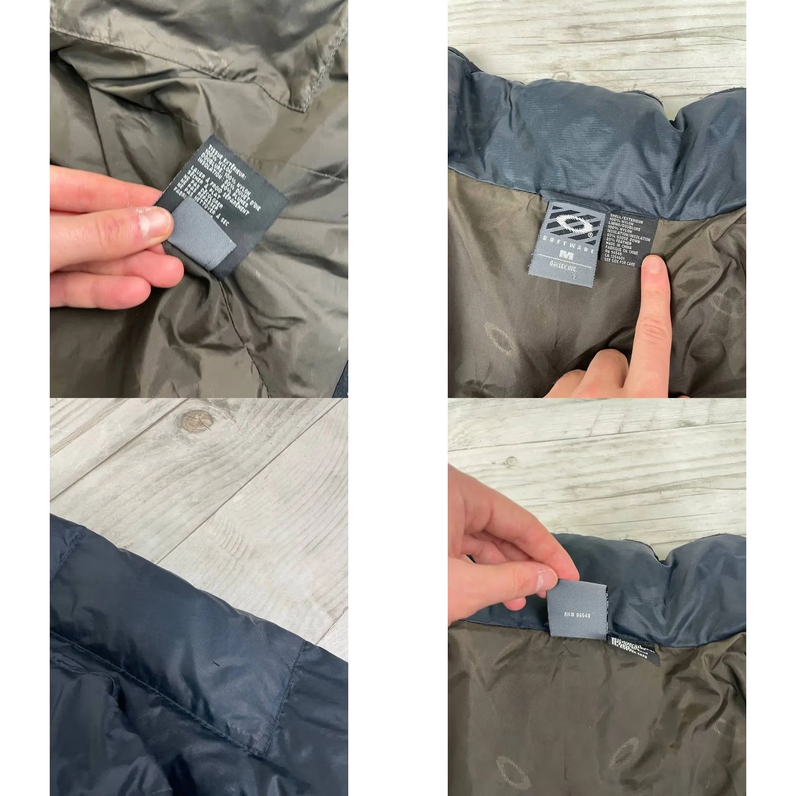 Oakley VINTAGE Oakley Jacket Puffer Men Size M Black Down Winter Size US M / EU 48-50 / 2 - 10 Thumbnail