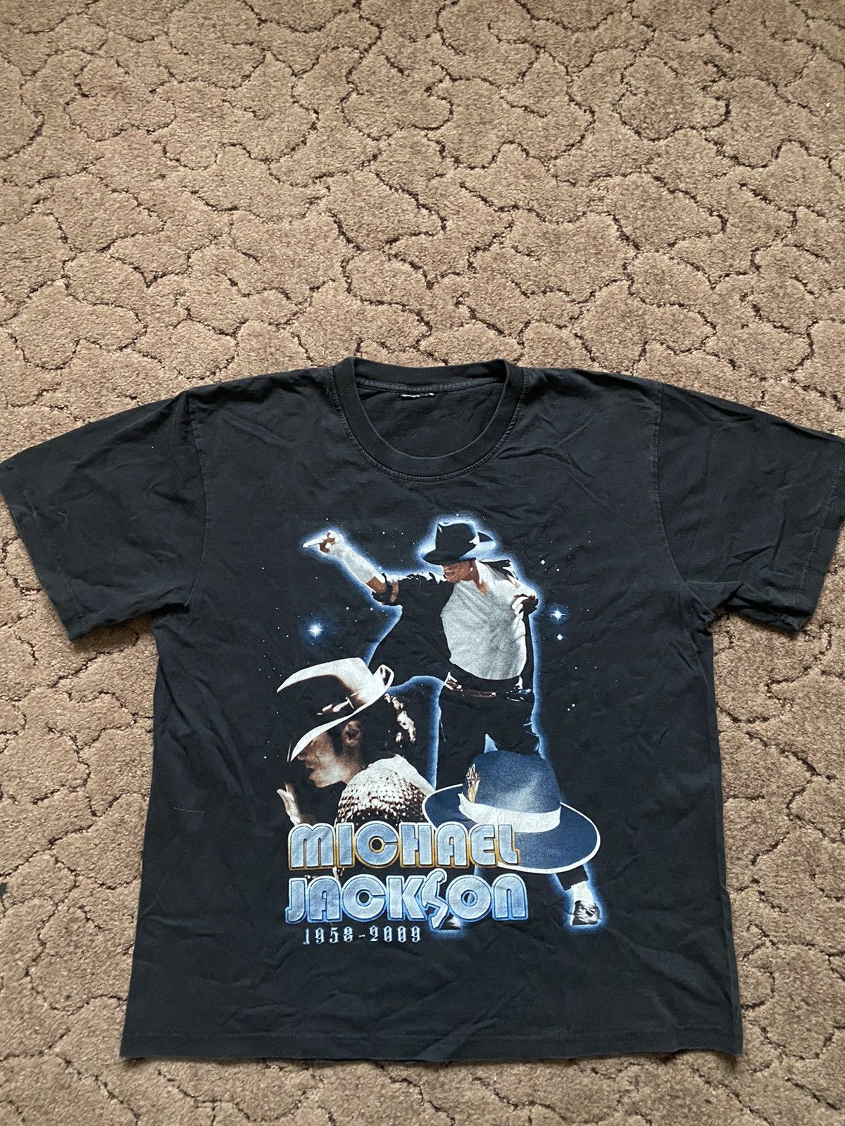 Band Tees 🇺🇸VINTAGE Michael Jackson 1958-2009 t-shirt,made in usa,retro Size US L / EU 52-54 / 3 - 1 Thumbnail