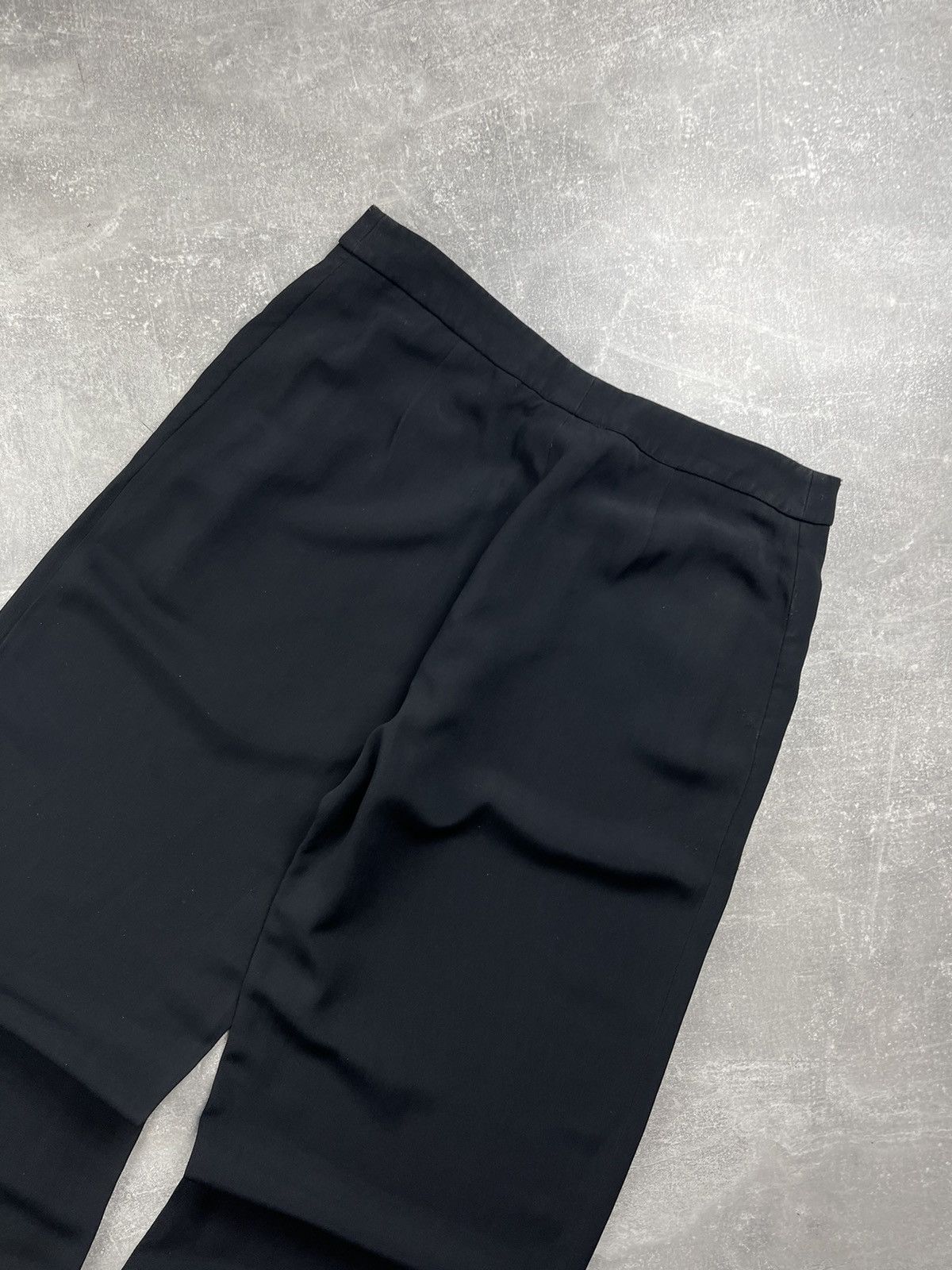 Moschino Cheap and Chic Moschino Wide Leg Cropped Trousers Black Size 34" / US 12 / IT 48 - 9 Thumbnail
