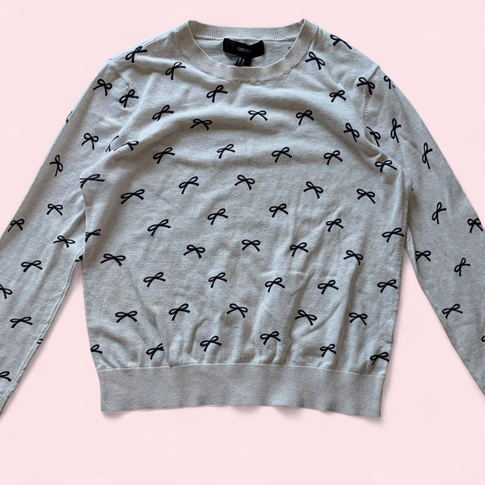 Forever 21 Big girls forever 21 Bow Long Sleeve Size M / US 6-8 / IT 42-44 - 1 Thumbnail