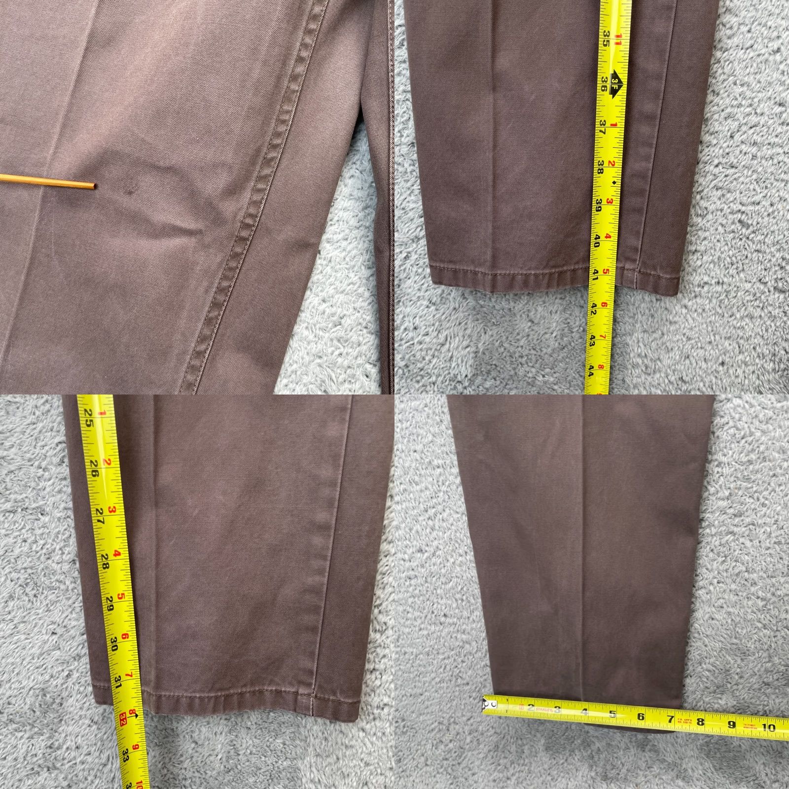 Bonobos Bonobos Pants Mens 32x32 Chino Cotton Slim Fit Straight Leg Brown Office Wear Size US 32 / EU 48 - 8 Thumbnail