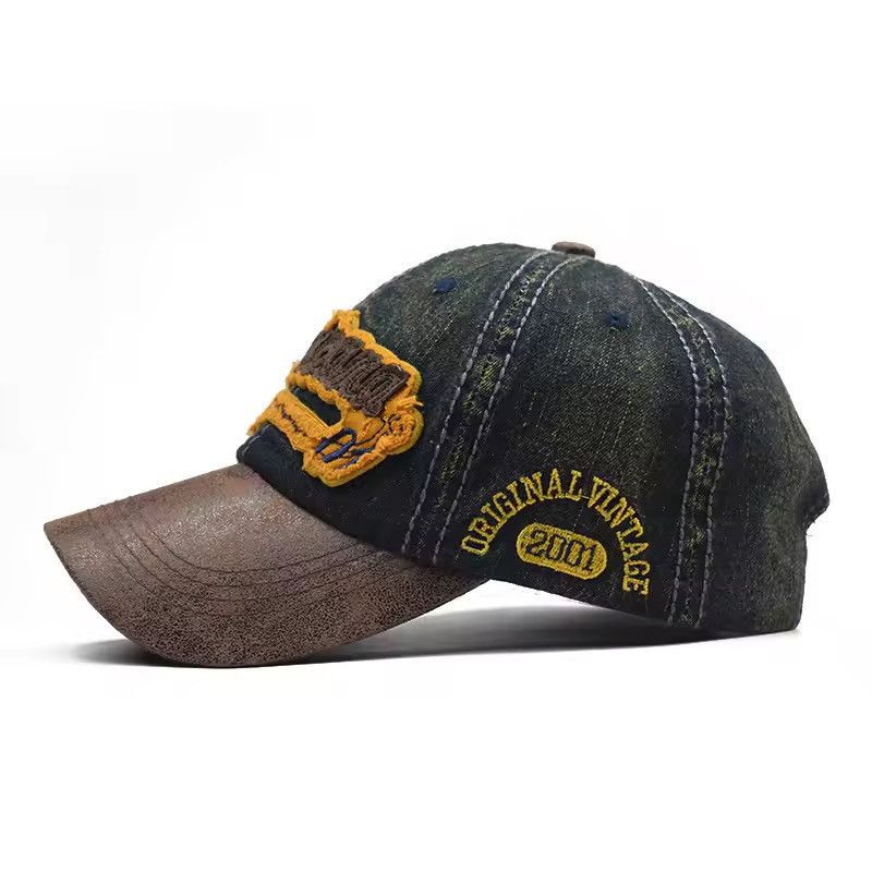 Japanese Brand Embroidery Denim Baseball Cap Size ONE SIZE - 2 Thumbnail