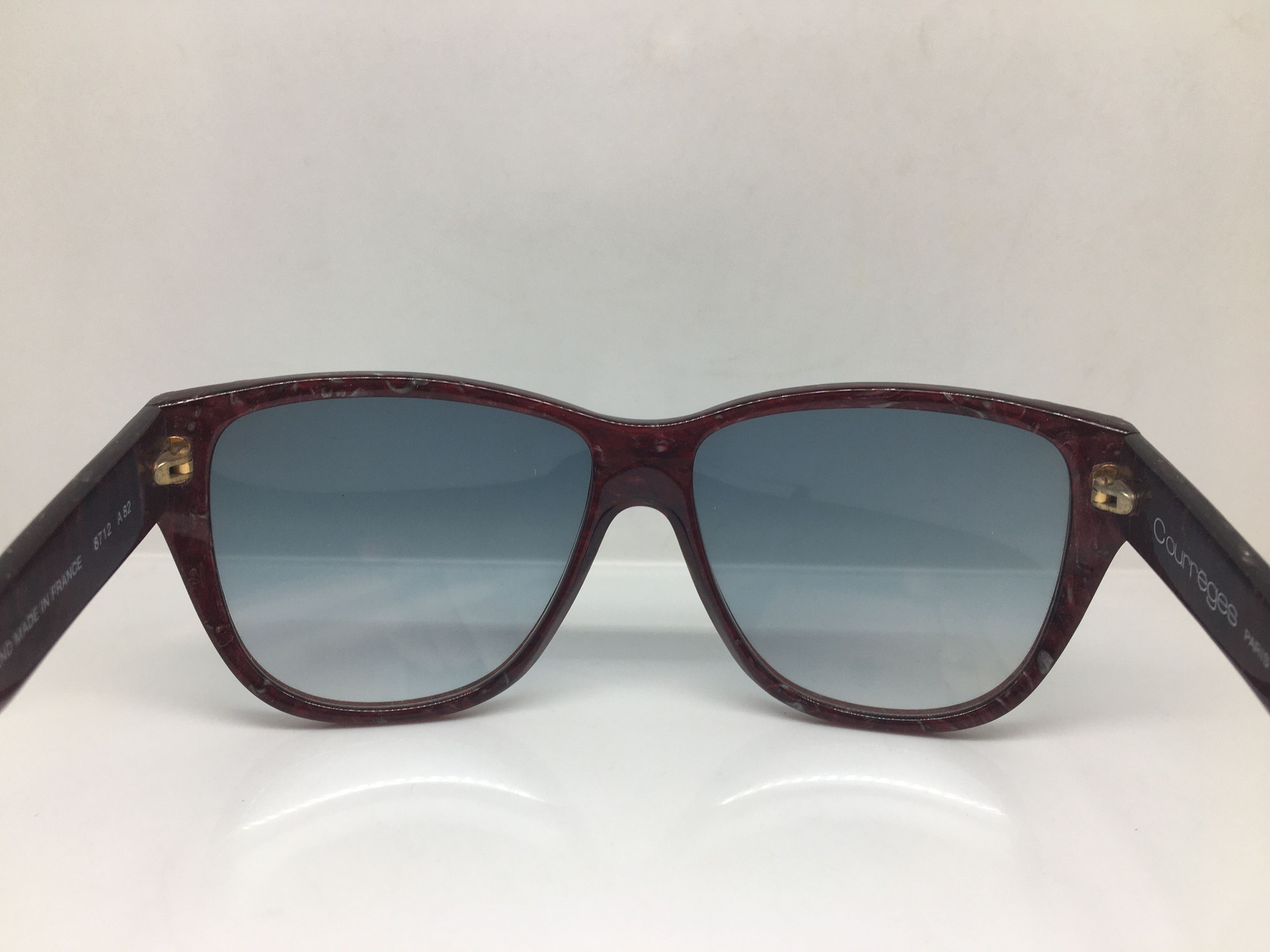 Courreges Vintage 70s Courreges8712 Woman Oversize Sunglasses France Size ONE SIZE - 4 Thumbnail