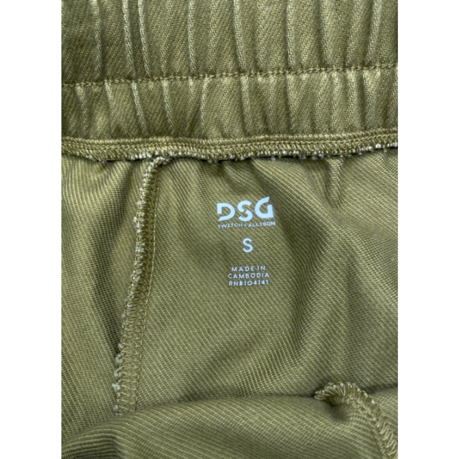 Vintage DSG Twitch & Allison Women's S Twill Jogger Aged Grass Loose Fit XS? Size 29" - 7 Thumbnail