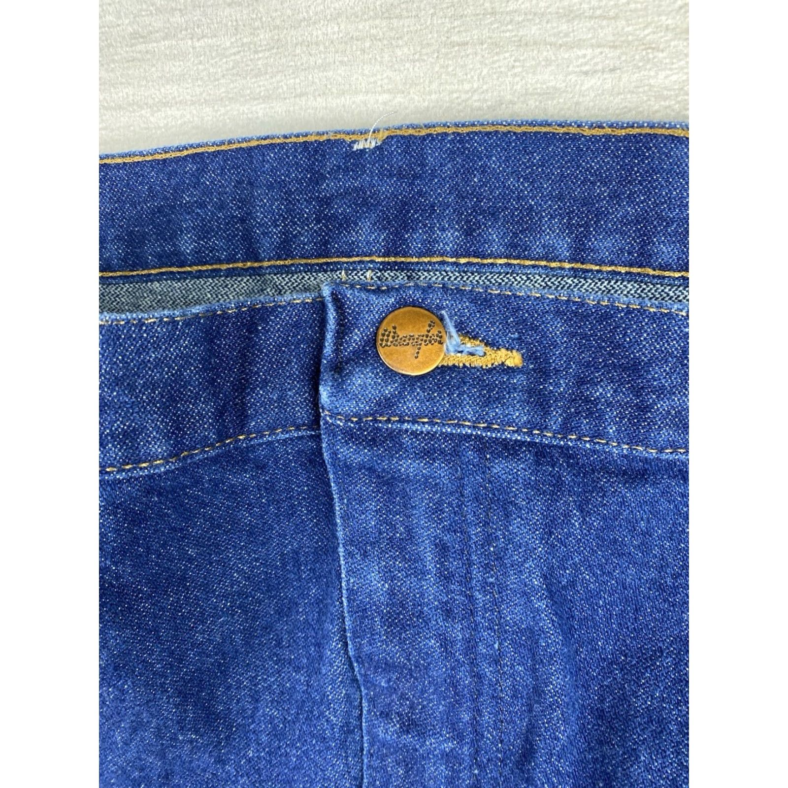 Wrangler VINTAGE Wrangler 13MWZ Jeans 54x32 Cowboy Cut Dark Wash Western Ranch Rodeo Work Y2K Size US 38 / EU 54 - 3 Thumbnail
