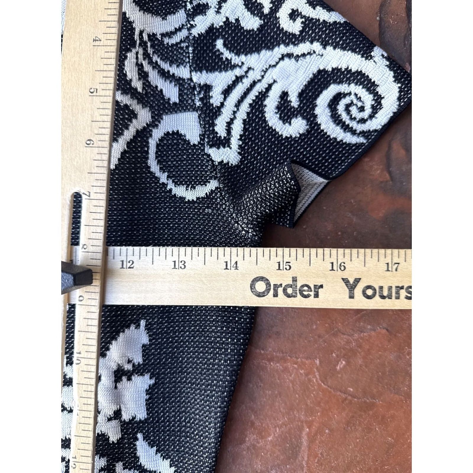 Parker Parker JacQuard Patterned Intarsia Knit Dress Women’s Small Short Sleeve Size 28" / US 6 / IT 42 - 5 Thumbnail