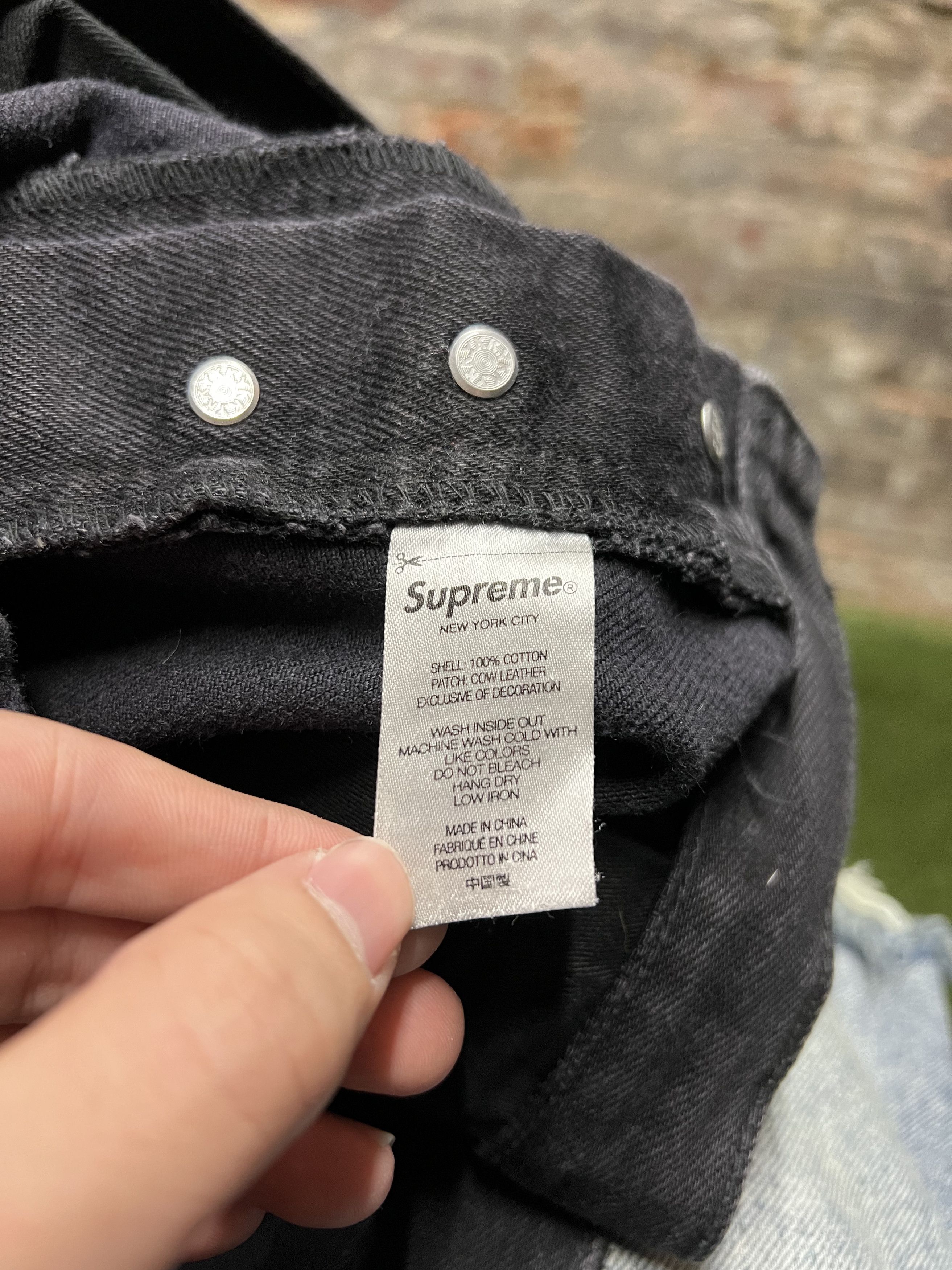 B.B. Simon × Supreme B.B Simon x Supreme Studded Denim Size US 32 / EU 48 - 9 Thumbnail