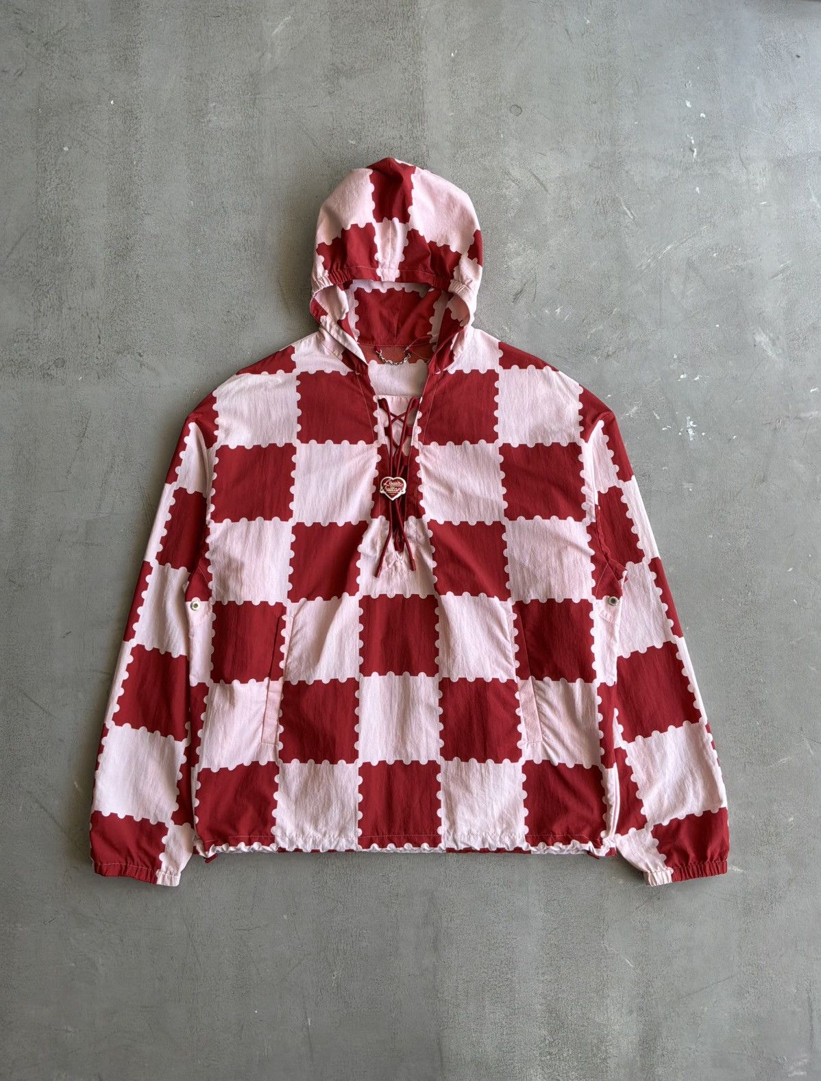 Louis Vuitton × Nigo Louis Vuitton x Human Made Red & White Checkered Windbreaker Size US M / EU 48-50 / 2 - 1 Thumbnail
