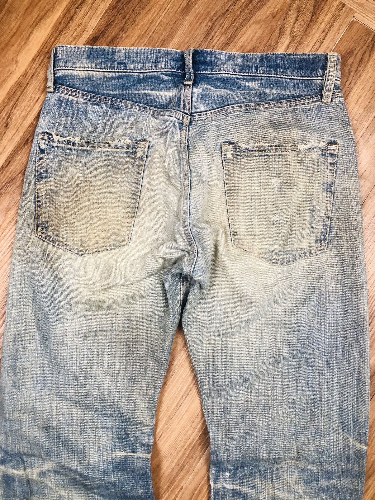 Japanese Brand Japanese Denim Vintage Ripped - Domingo Co. Ltd. (37) Size US 30 / EU 46 - 12 Thumbnail