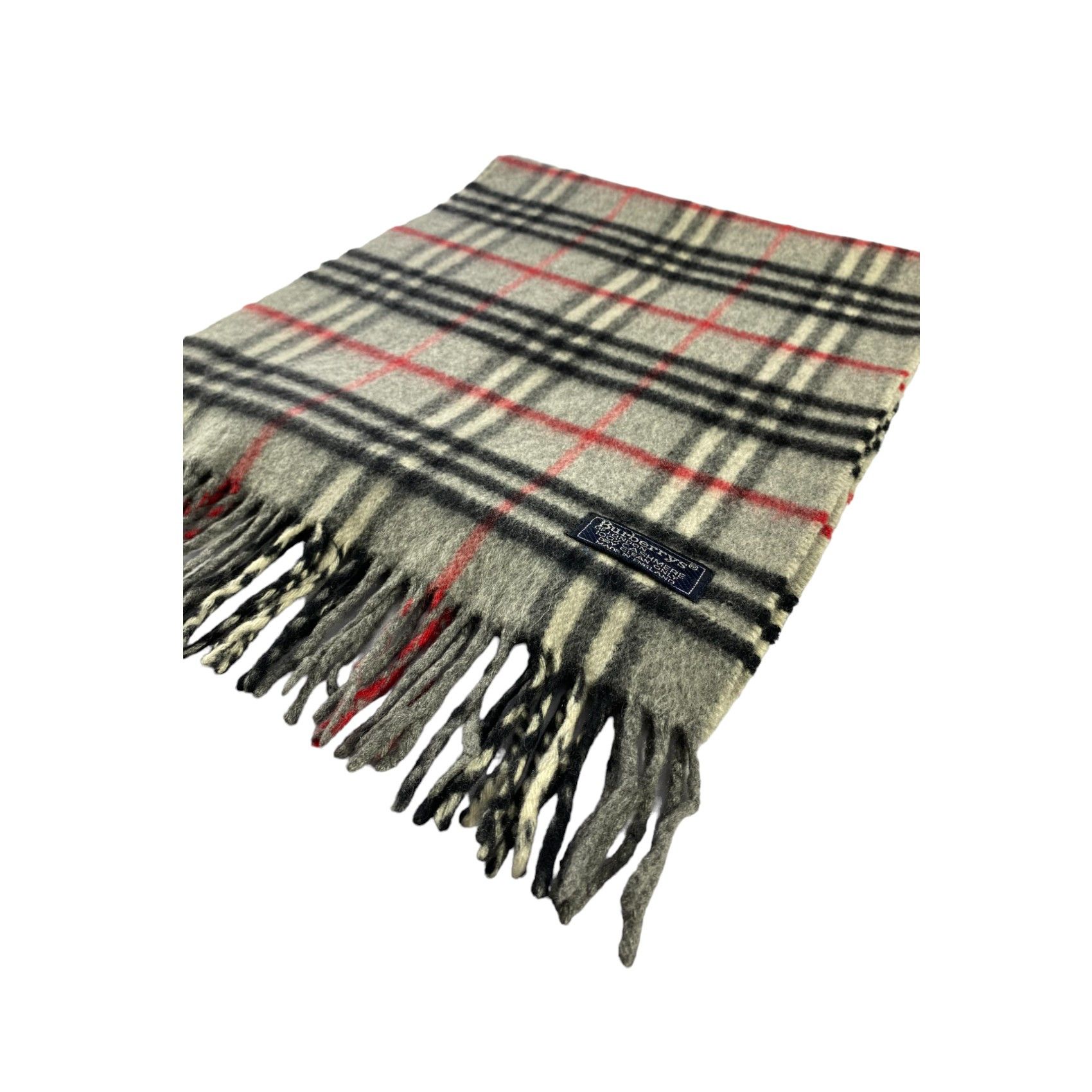 Burberry × Vintage Burberry Scarf / Muffler / Neckwear - WW1464 Size ONE SIZE - 3 Thumbnail