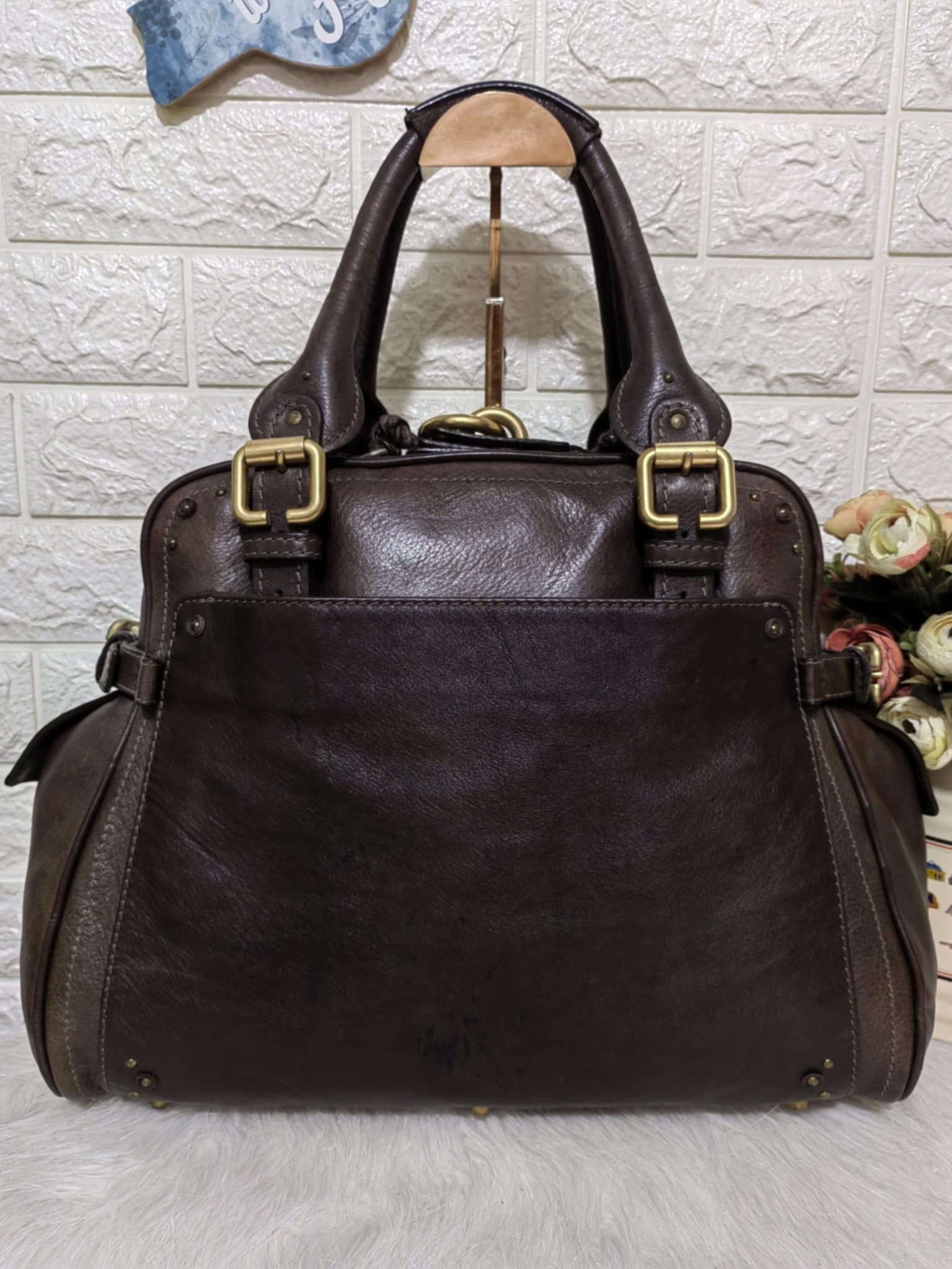 Chloe CHLOE PADDINGTON LARGE DOME LEATHER SATCHEL RARE Size ONE SIZE - 9 Thumbnail