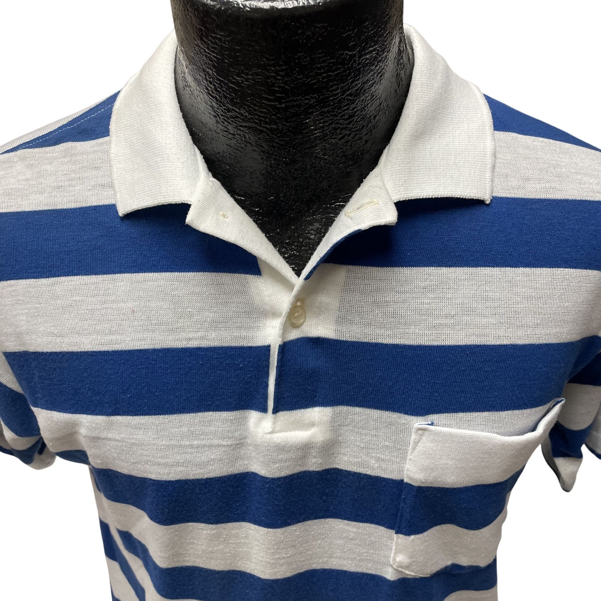 Other Vtg Action Stripe Golf SURFER Ultra Thin Soft Polo Shirt Size US M / EU 48-50 / 2 - 2 Thumbnail