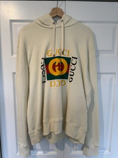 Gucci Logo Hoodie Grailed