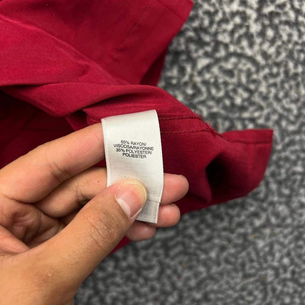 Other Concepts by Clairborne Button Up Shirt Men L Red Collared Size US L / EU 52-54 / 3 - 7 Thumbnail