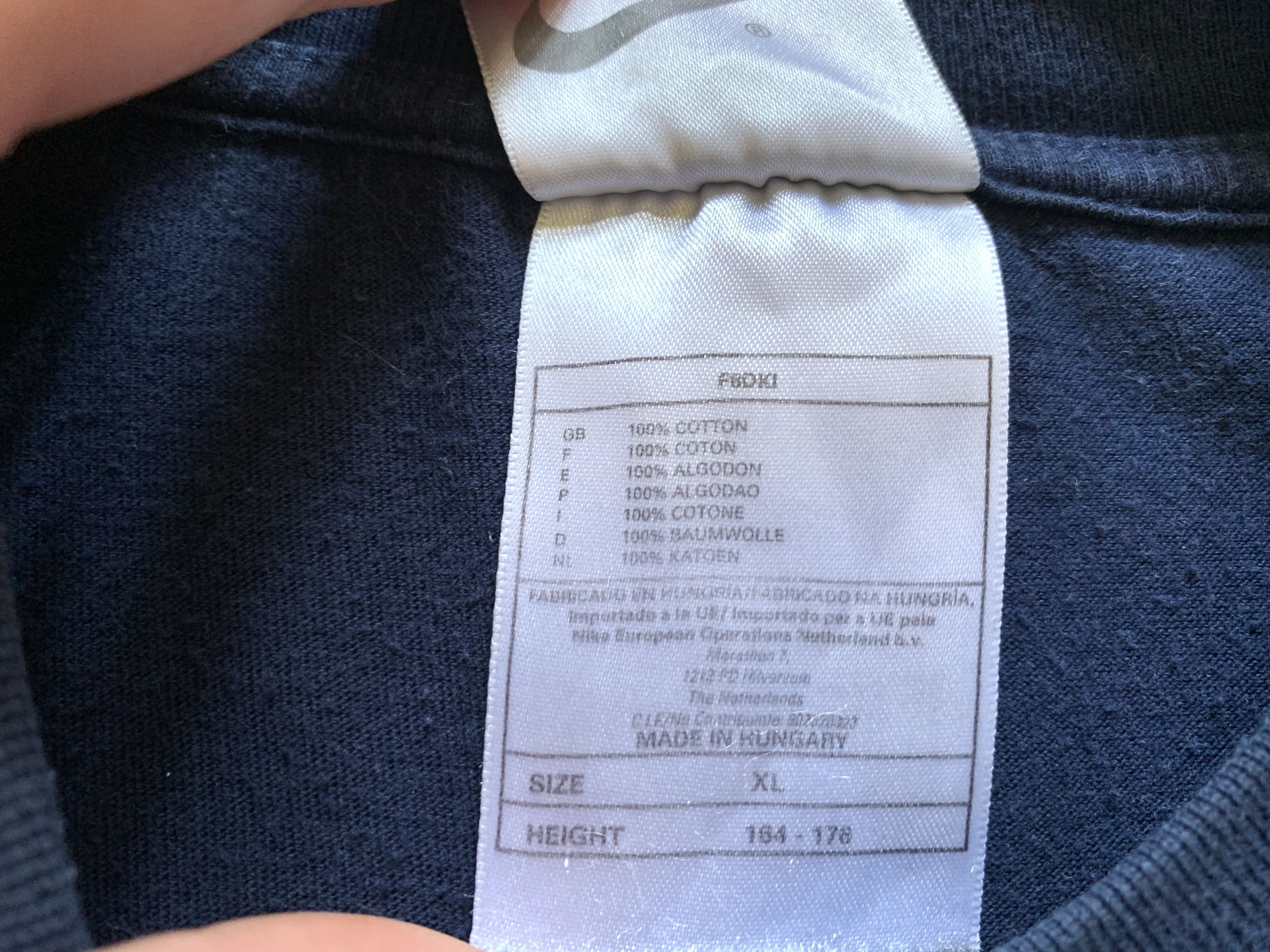 Nike × Vintage Vintage Nike Blue Printed Logo T-Shirt Size US XL / EU 56 / 4 - 7 Thumbnail