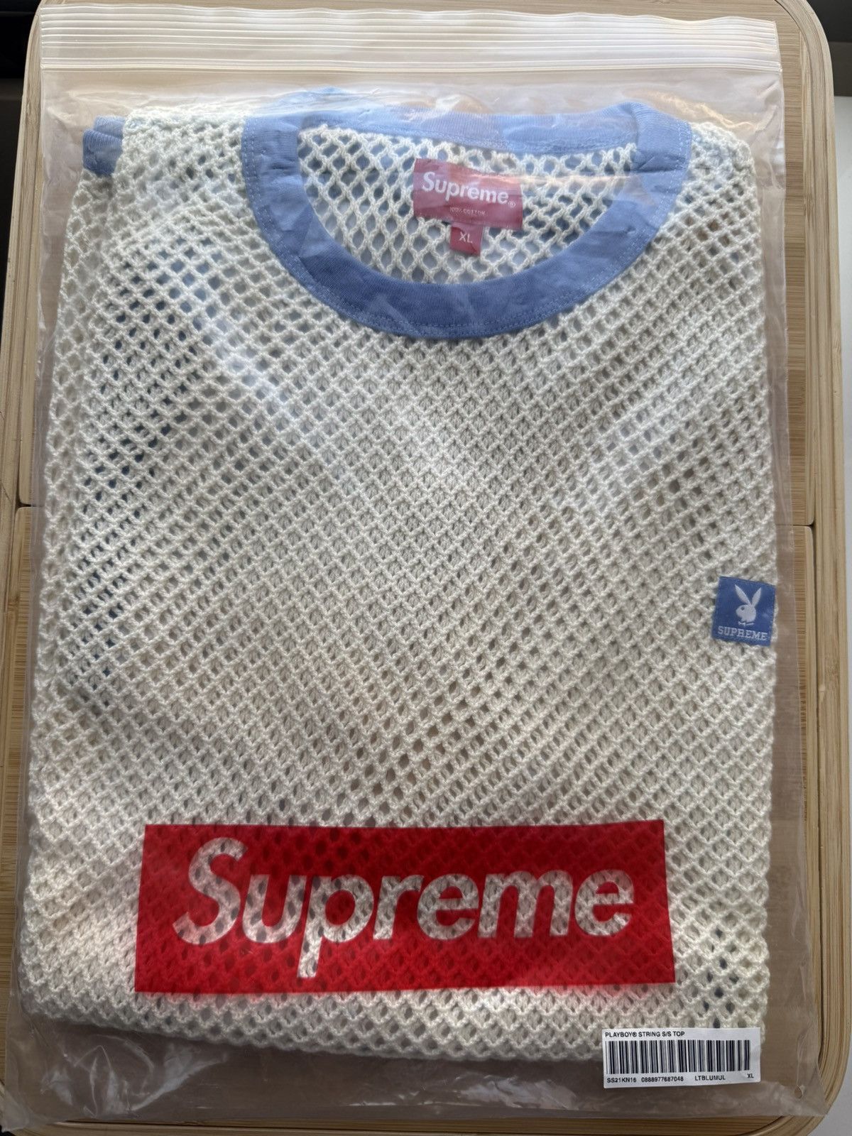 Playboy × Supreme Supreme Playboy String Top Light Blue Multi Size US XL / EU 56 / 4 - 2 Thumbnail