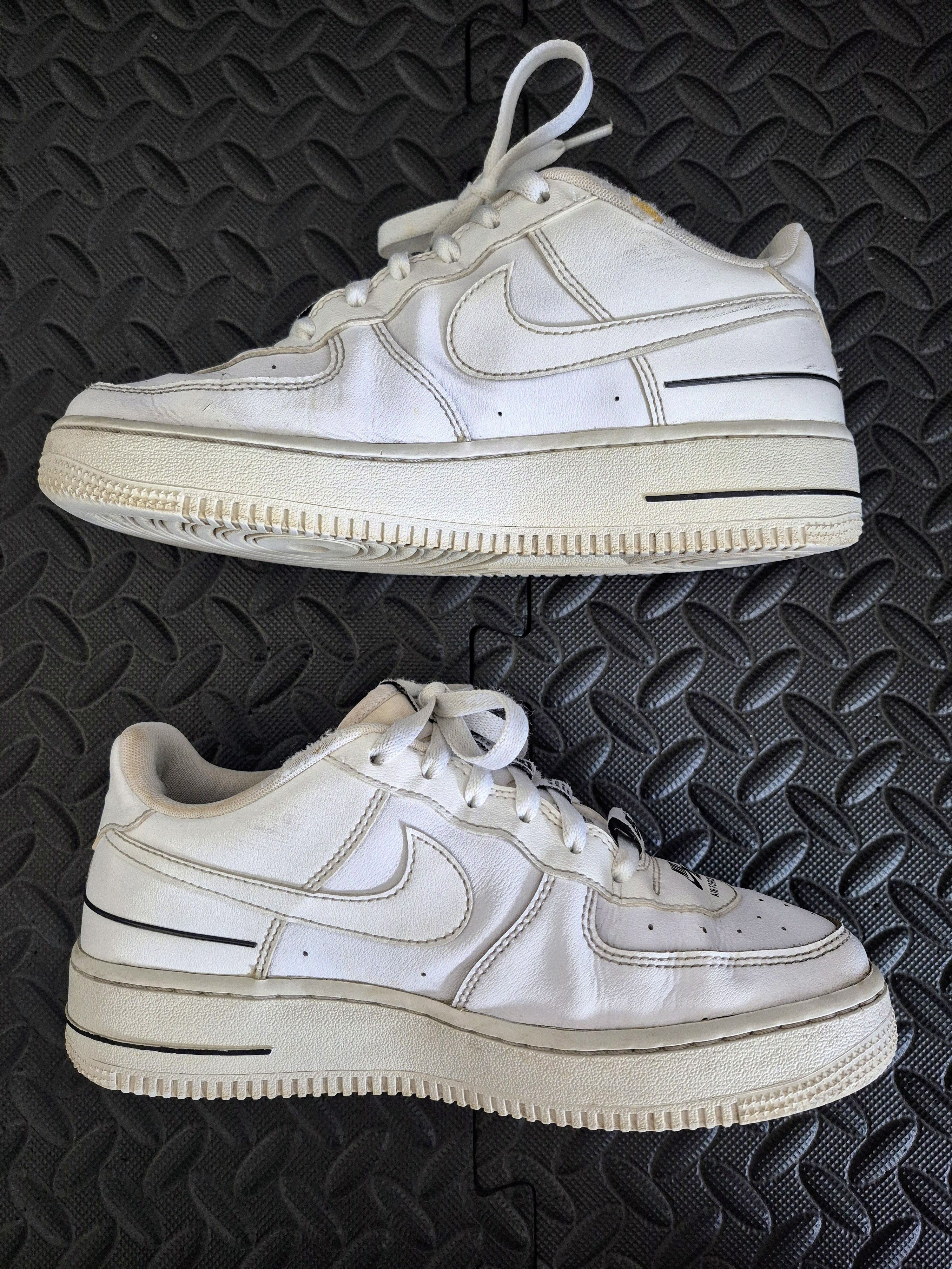 Nike Size 6Y - Nike Air Force 1 LV8 3 WHITE BLACK (GS) Size US 6 / EU 39 - 2 Thumbnail
