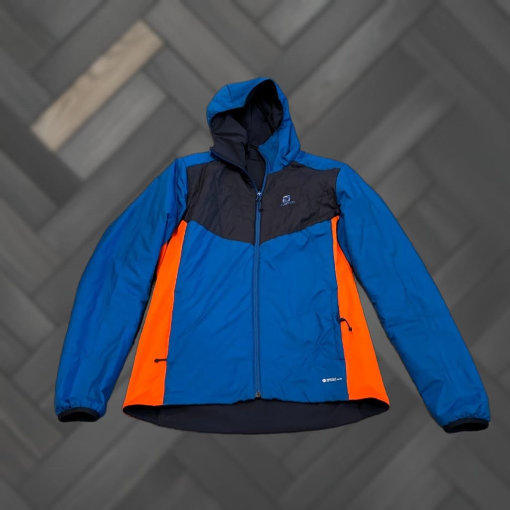 Salomon Salomon Jacket Womens Large Blue Orange Hooded Full Zip Reversible Parka Ski Size M / US 6-8 / IT 42-44 - 1 Thumbnail