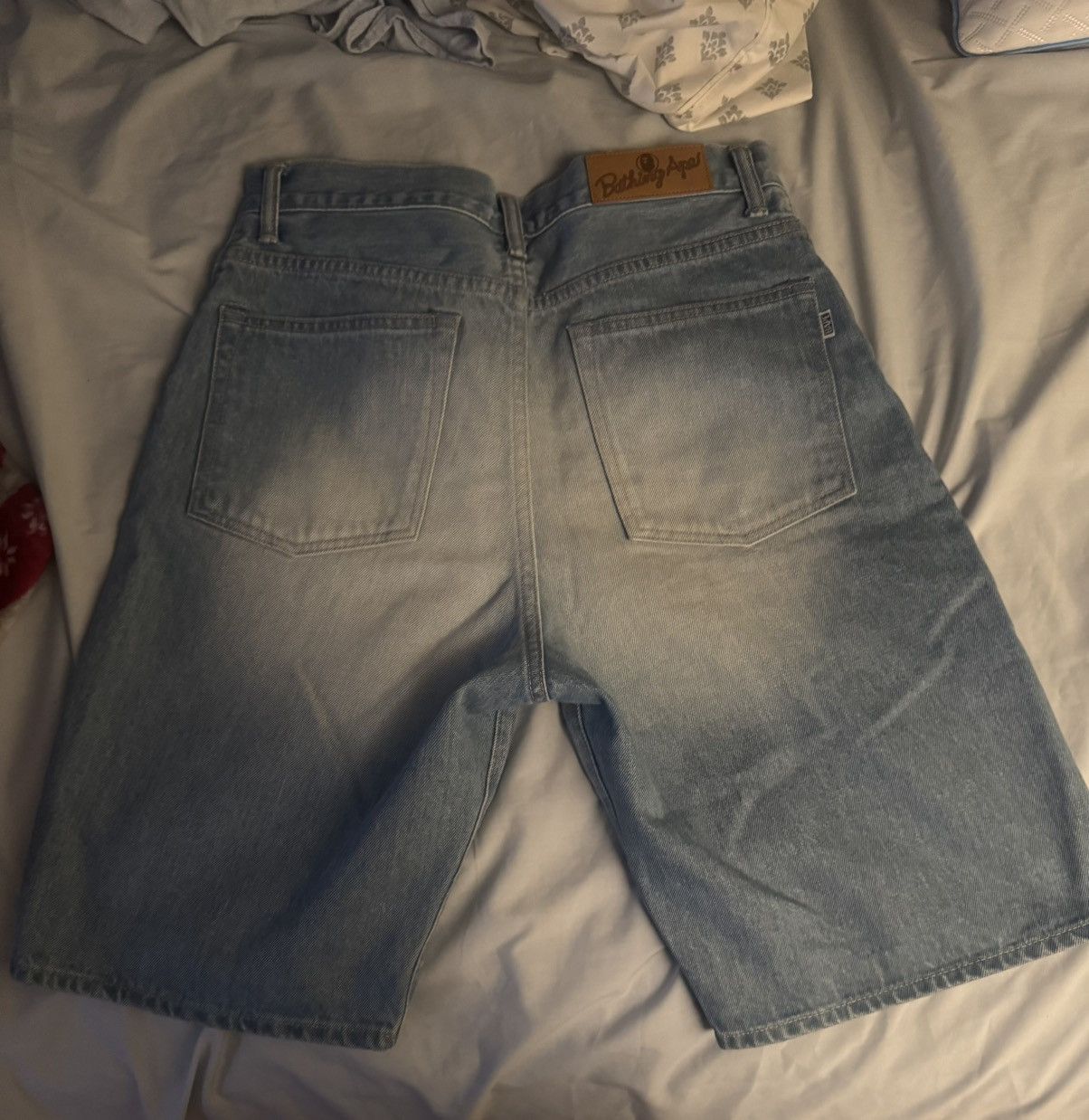 Bape BAPE Twin Sta Denim Shorts 'Indigo' Size US 32 / EU 48 - 2 Thumbnail