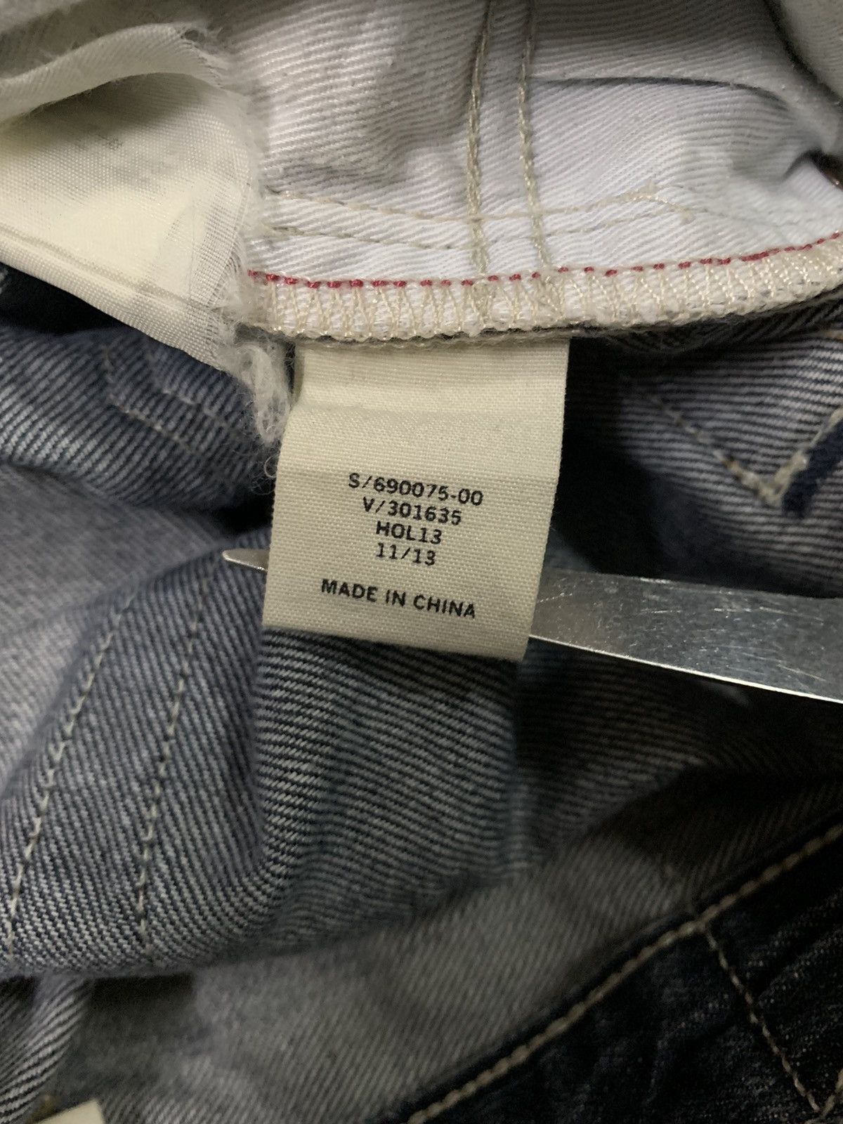 Gap Vintage Gap 1969 Whiskers Washed Distressed Grunge Jeans Size US 32 / EU 48 - 18 Thumbnail