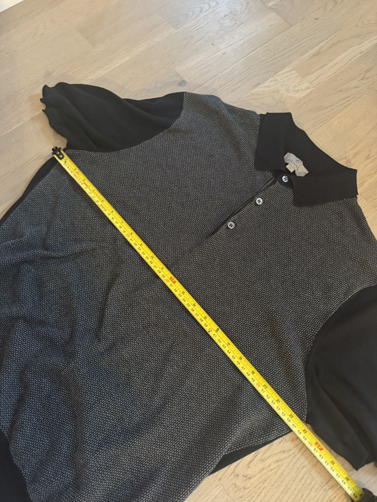 Canali CANALI men knit polo sizes Shown in photos by tape measure Size US L / EU 52-54 / 3 - 5 Thumbnail
