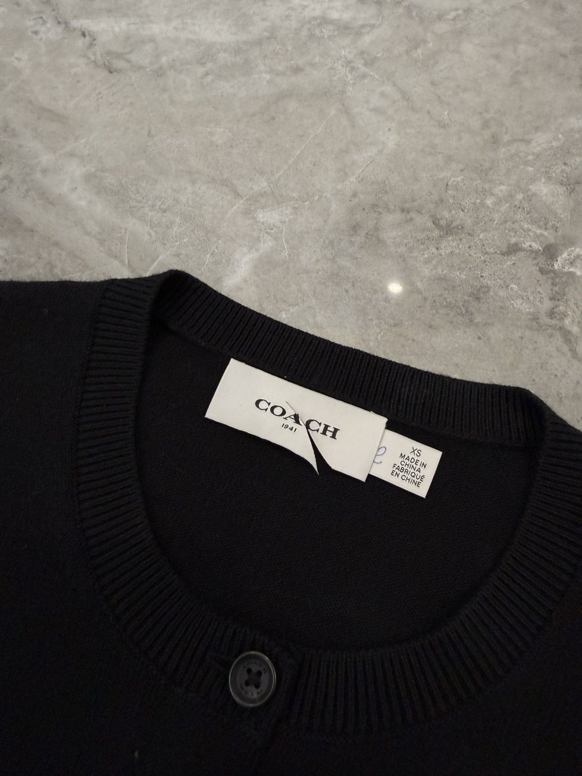 Coach Coach Cardigan wool Luxury Style Size XS / US 0-2 / IT 36-38 - 2 Thumbnail