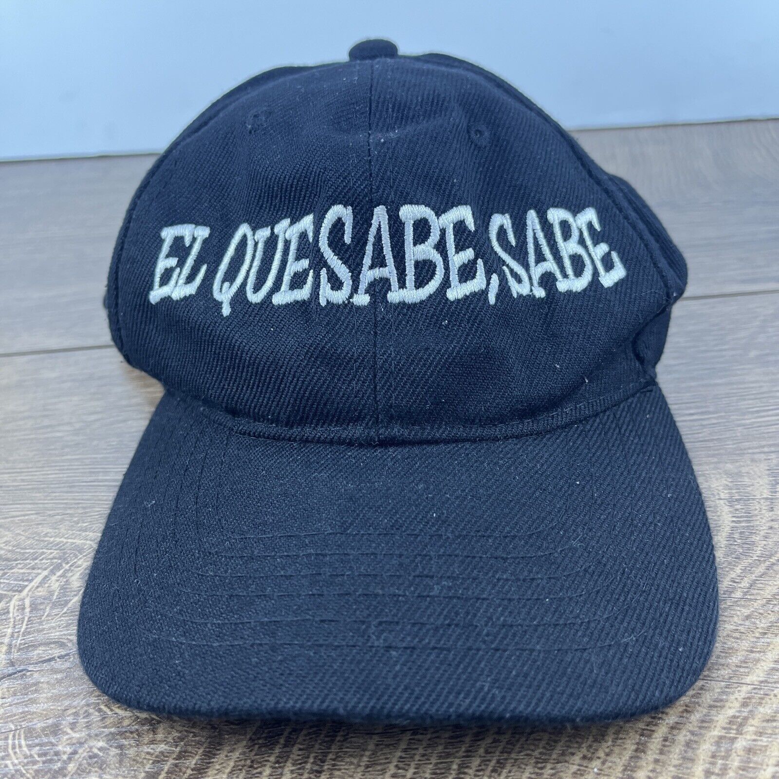 Other El Quesabe Sabe Hat Black Hat Adjustable Adult Size Hat Blac Size ONE SIZE - 1 Thumbnail