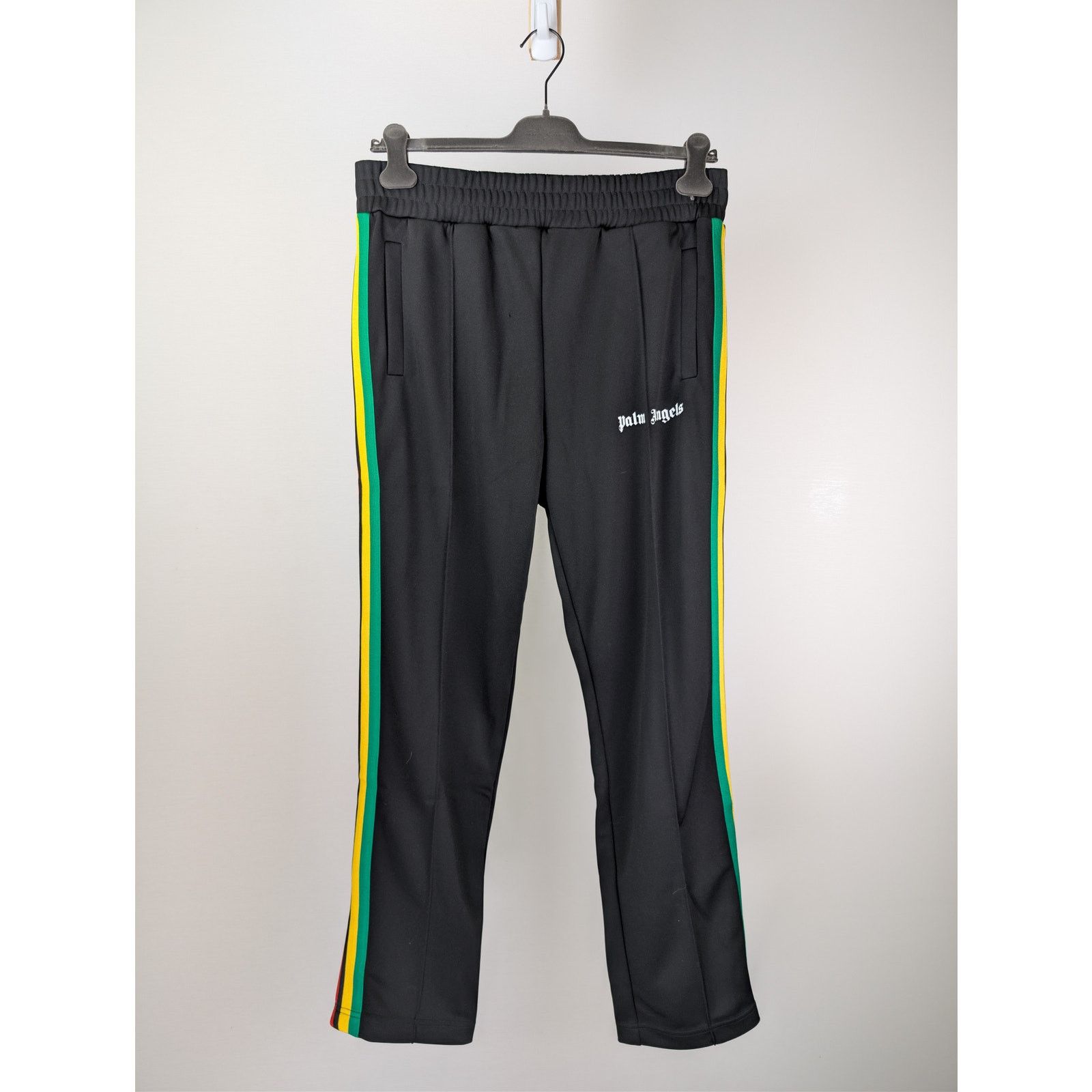 Palm Angels o1rshd1 Track Suit Sweatpants Trousers in Black/Green Size US 36 / EU 52 - 7 Thumbnail