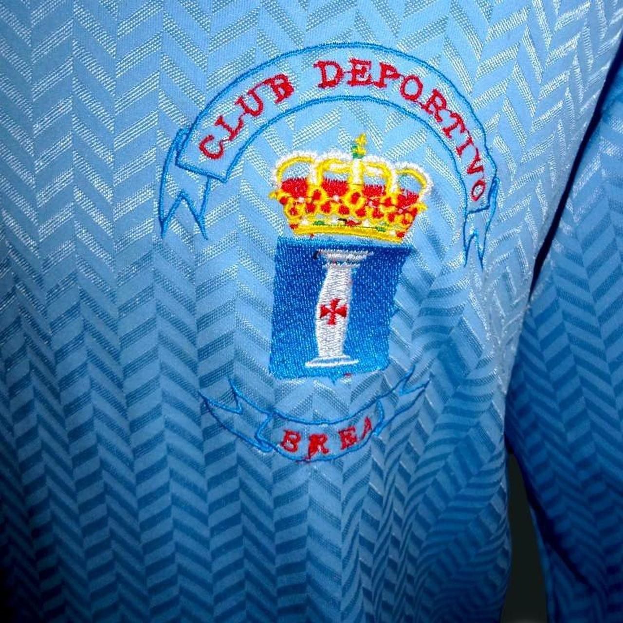 Other Match Worn Club Deportivo Brea 1980 1981 1982 Home Shirt Size US XL / EU 56 / 4 - 2 Thumbnail