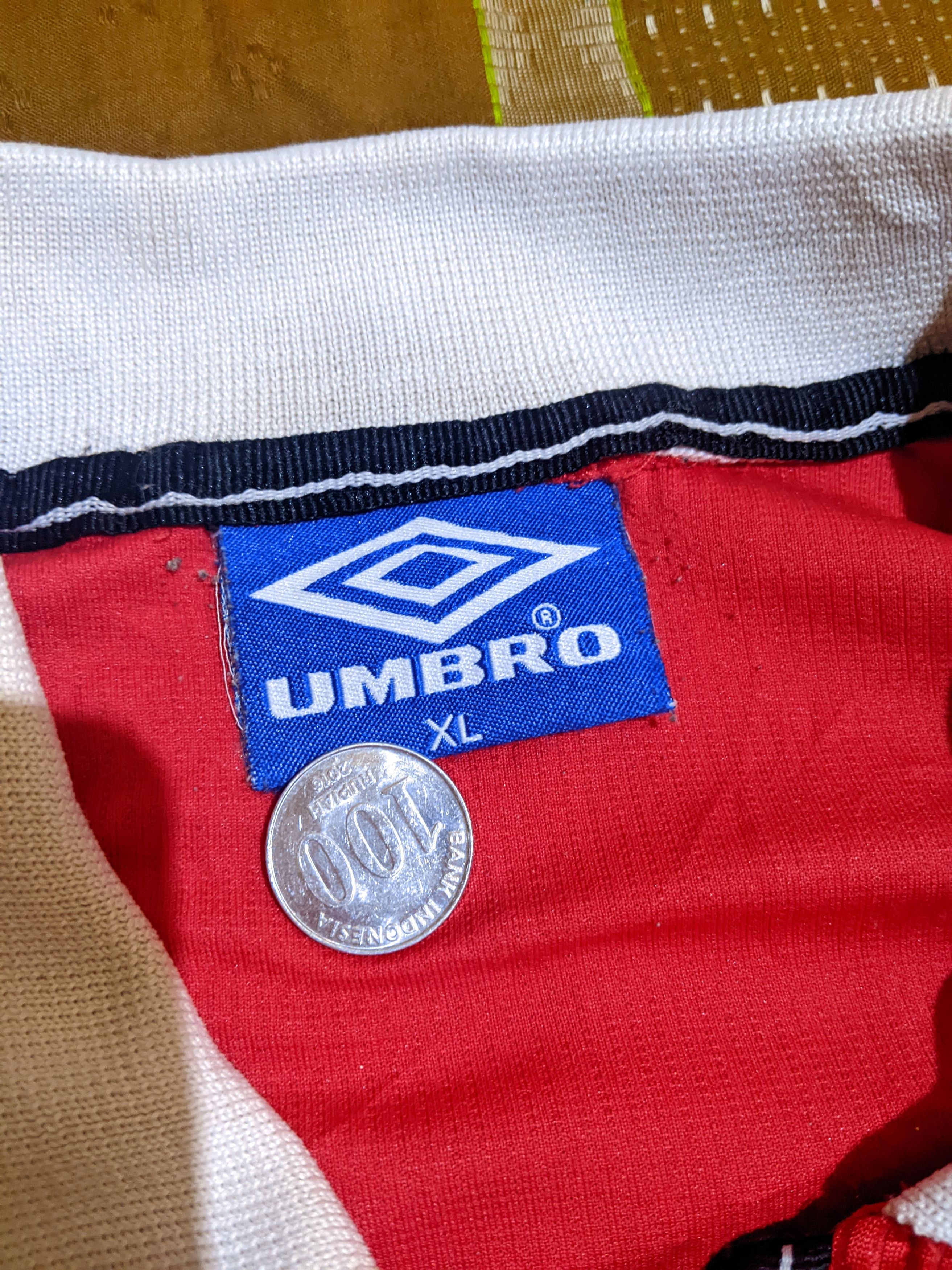 Umbro Manchester united 98-99 template Jersey football shirt Size US XL / EU 56 / 4 - 3 Thumbnail