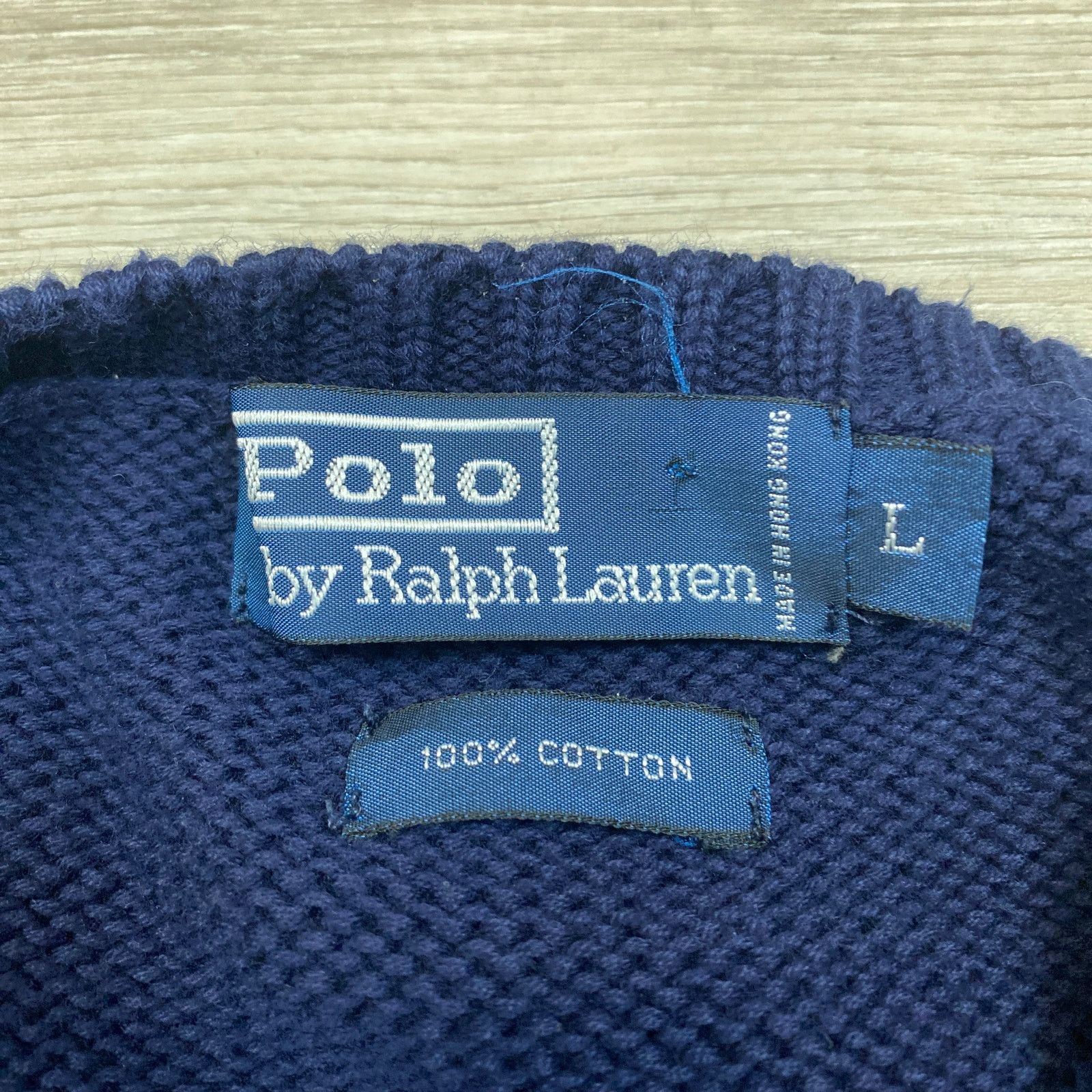 Polo Ralph Lauren × Vintage VTG Polo Ralph Lauren Cotton Knit Sweater Vest Men's L Size US L / EU 52-54 / 3 - 7 Thumbnail
