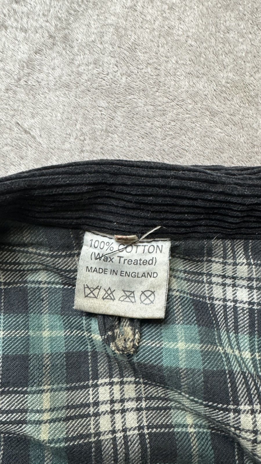 Barbour Vintage Border Waxed Style Coat Jacket hunting farm british Size US L / EU 52-54 / 3 - 8 Thumbnail