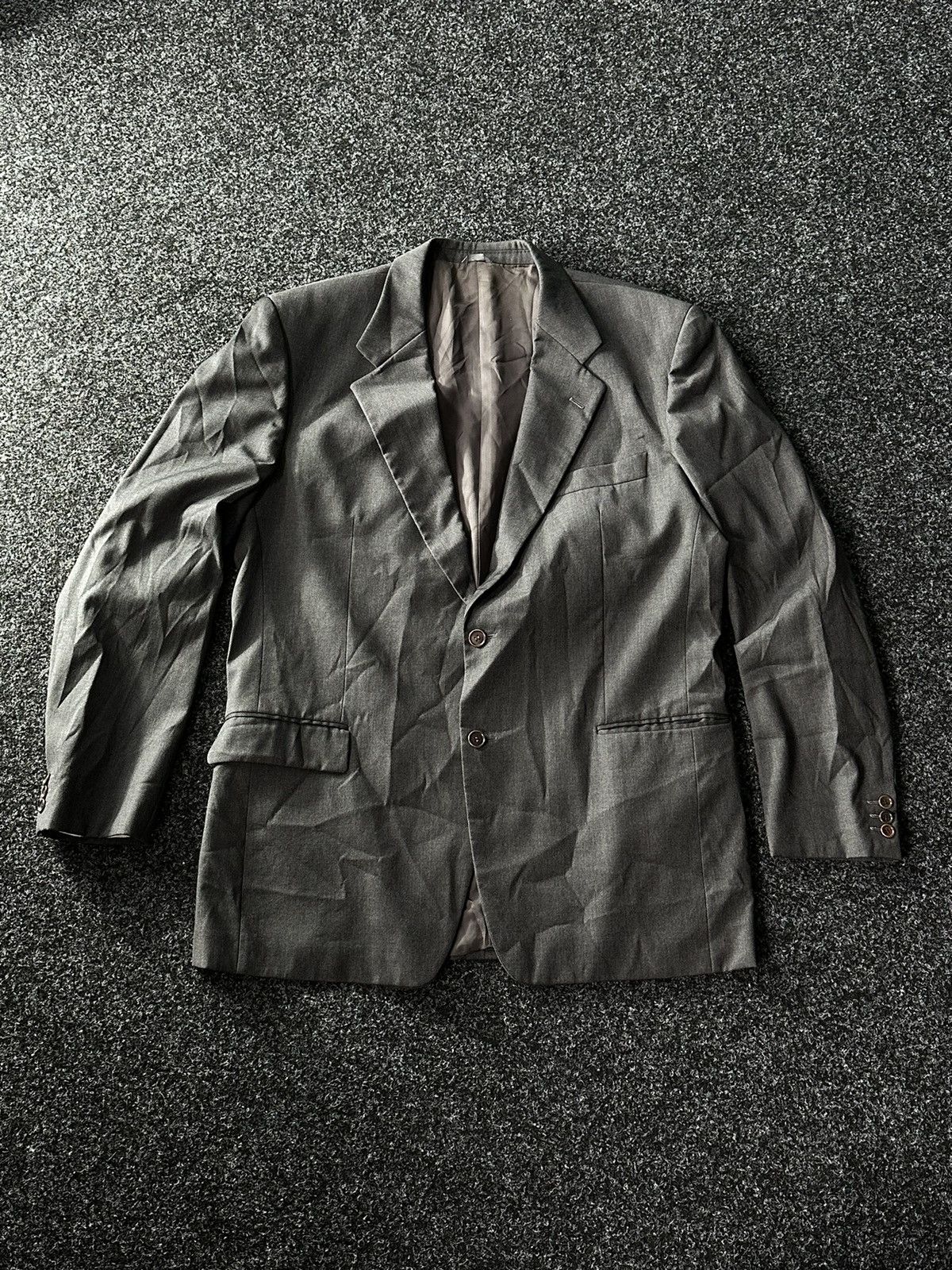 Loro Piana × Vintage 70s vintage Loro Piana Blazer Jacket gray 100% lana Size US XL / EU 56 / 4 - 1 Thumbnail