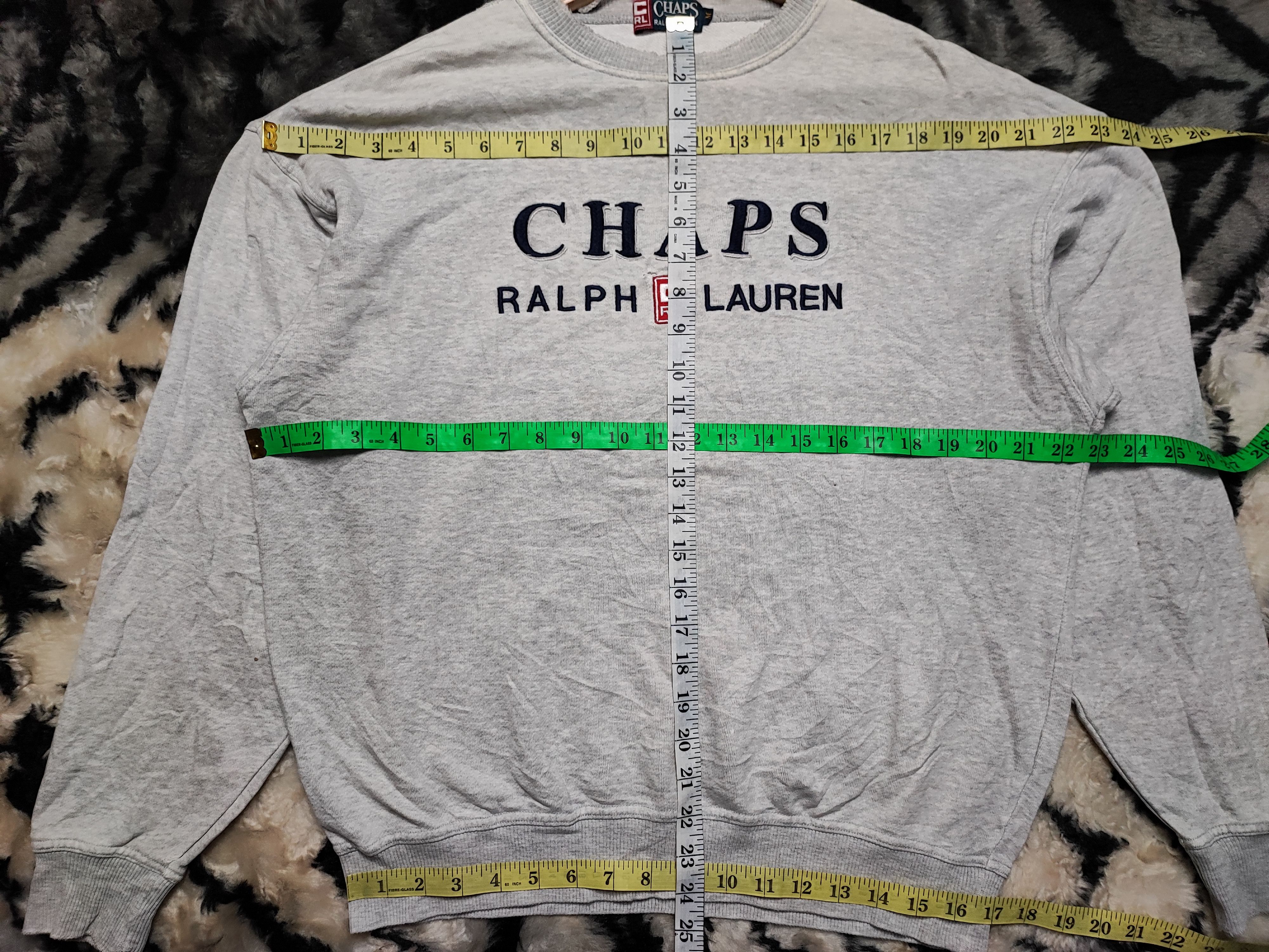 Chaps Ralph Lauren Vintage Chaps Ralph Lauren Big Flag Logo Sweatshirt Size US M / EU 48-50 / 2 - 5 Thumbnail