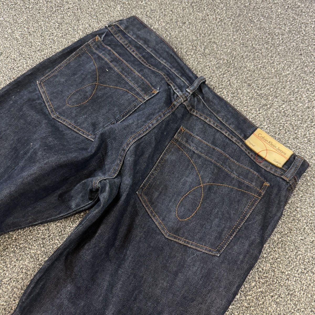 Calvin Klein Vintage Y2K Baggy Flared Asap Denim Size US 36 / EU 52 - 4 Thumbnail