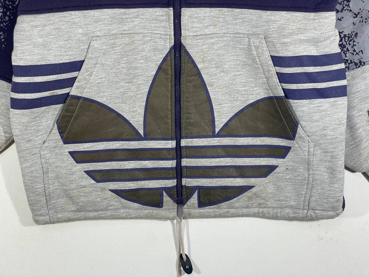 Adidas Vintage 90s adidas big logo hoodie size M Size US M / EU 48-50 / 2 - 7 Thumbnail