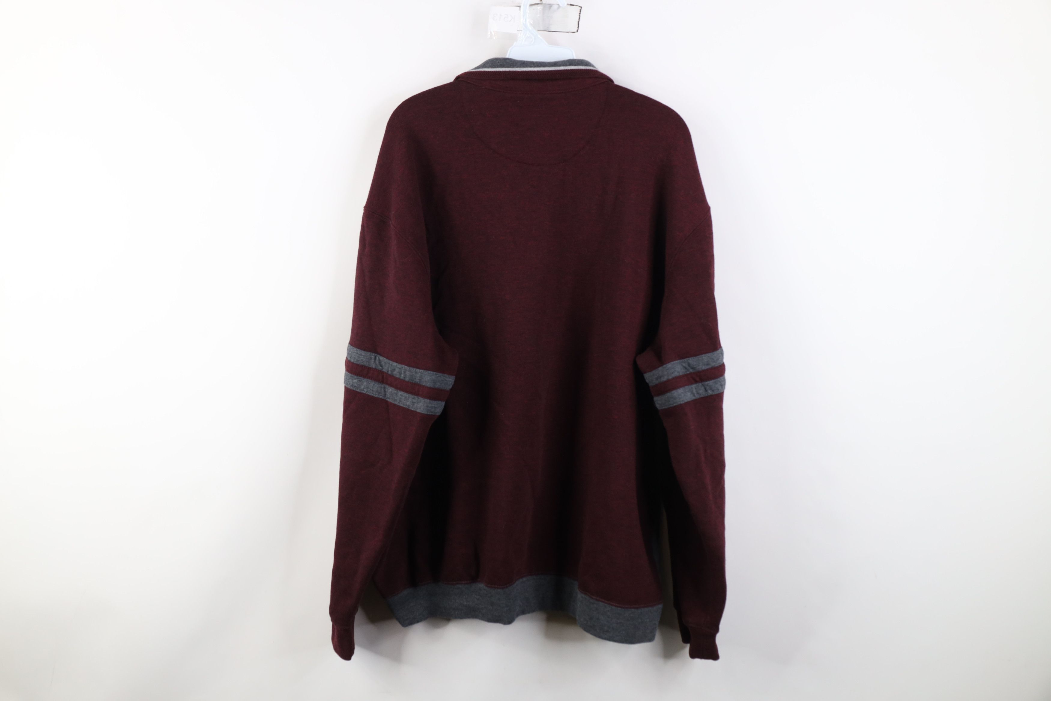 Vintage Vintage 90s Streetwear Block Collared Pullover Sweatshirt Size US XXL / EU 58 / 5 - 9 Thumbnail