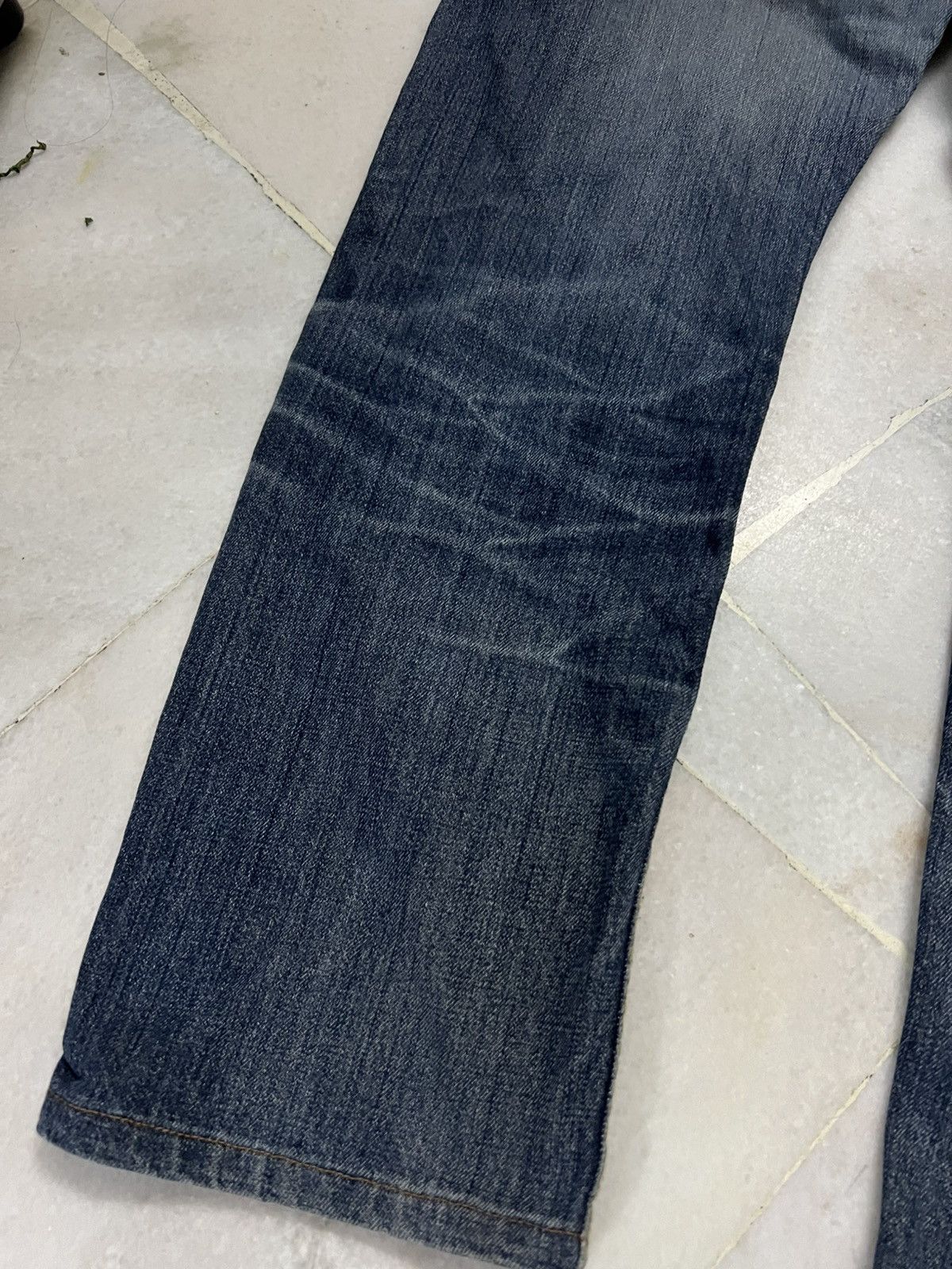 Japanese Brand H.By Figer Distress Selvedge Jean Size US 33 - 13 Thumbnail
