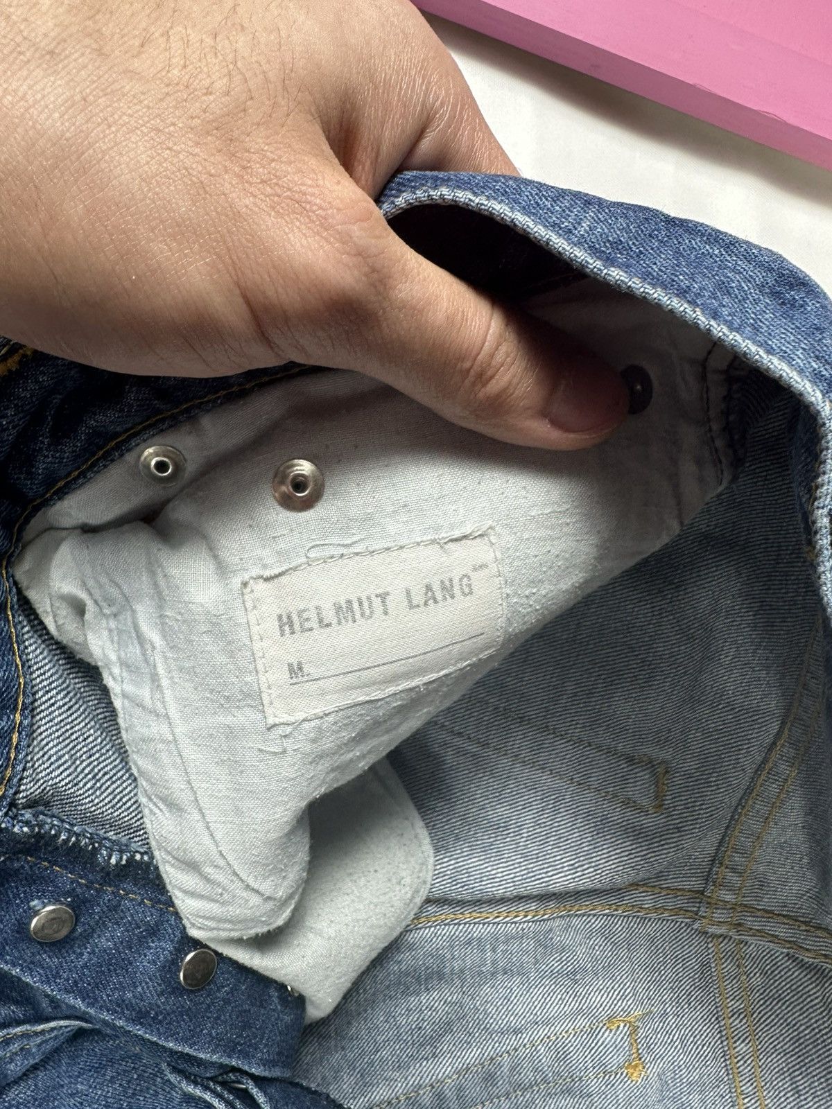 Helmut Lang × Vintage Archive Helmut Lang Denim Cargo One Pocket Size US 32 / EU 48 - 14 Thumbnail
