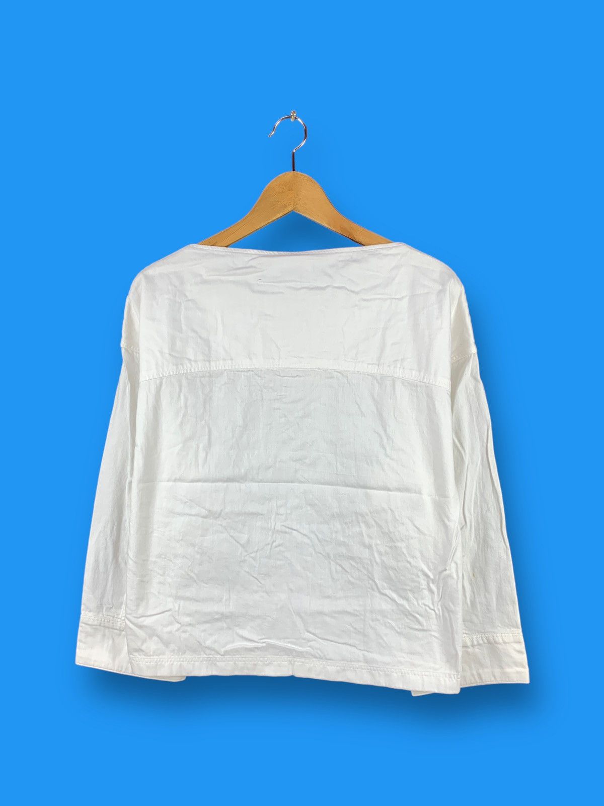 Japanese Brand Steals! Uniqlo U Lemaire Boat Neck Blouse Tops Size S / US 4 / IT 40 - 2 Thumbnail