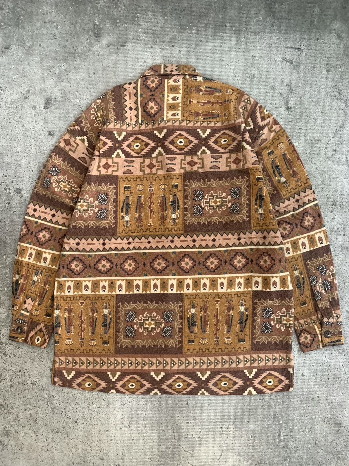 Japanese Brand × Vintage VINTAGE PATTERN SHIRT GALATOMS NAVAJO ASTEC PRIMITIF Size US L / EU 52-54 / 3 - 2 Thumbnail