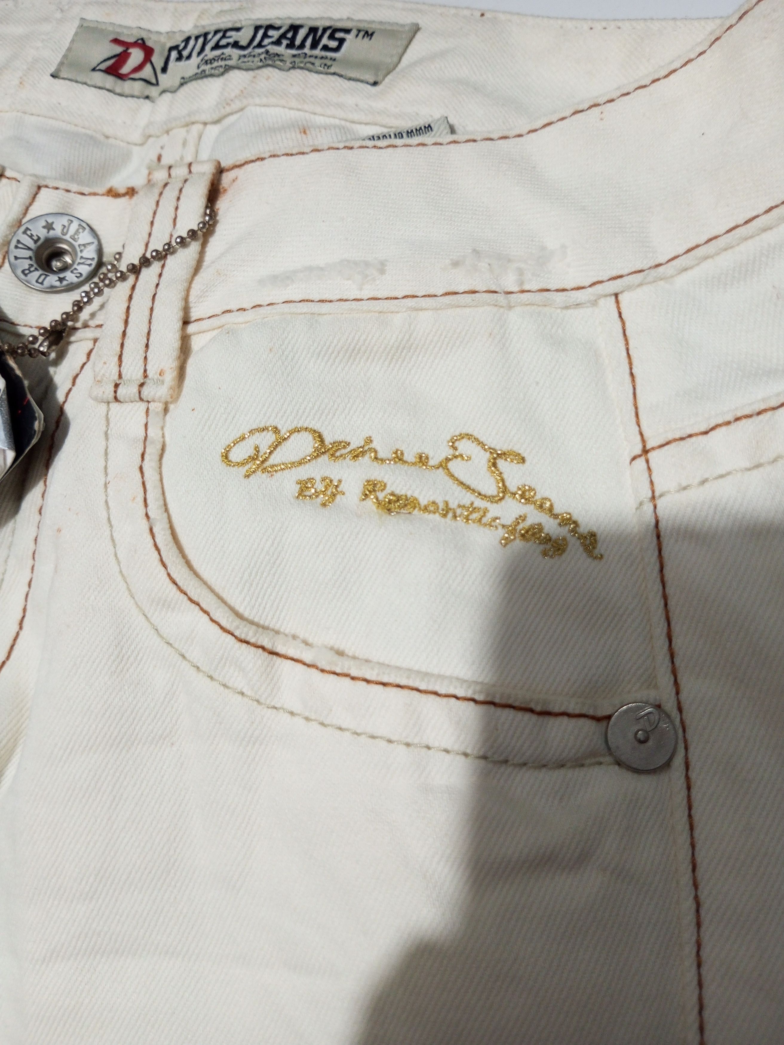 20471120 Vintage drive jeans super flared distressed denim Size US 26 / EU 42 - 10 Thumbnail