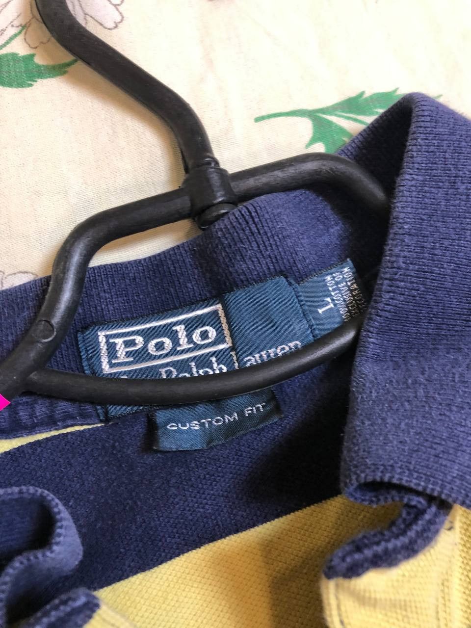 Polo Ralph Lauren Polo Ralph Lauren Blue and Yellow Striped Short Sleeve Size US L / EU 52-54 / 3 - 2 Thumbnail