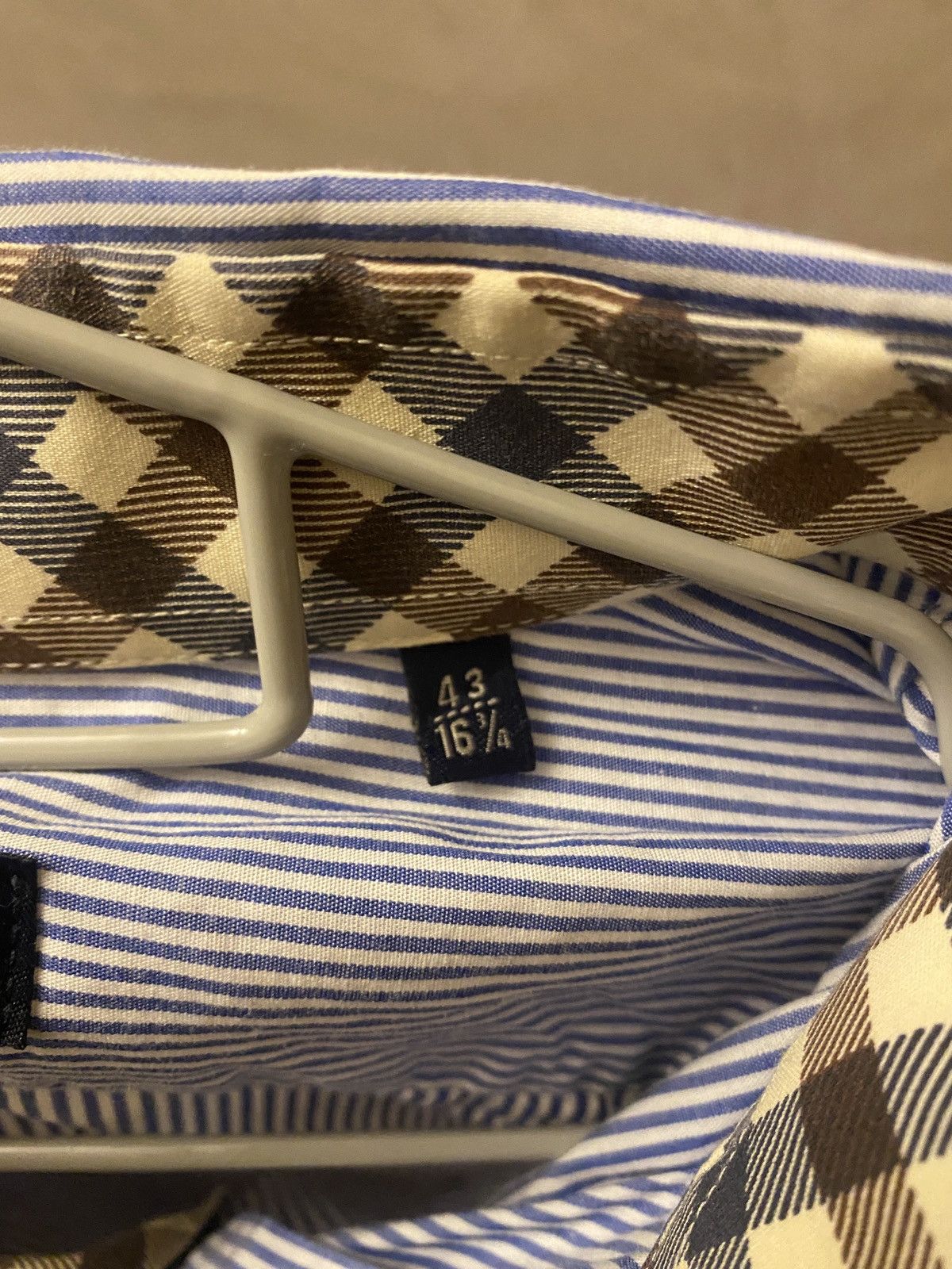 Aquascutum Luxury aquascutum stripped shirt button up Size US XL / EU 56 / 4 - 3 Thumbnail