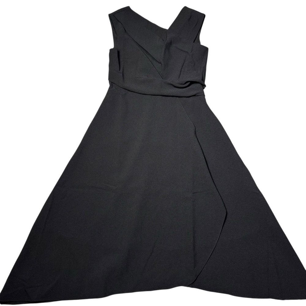 Vince Camuto NWT New $168 Vince Camuto Black Ruched Asymmetric Laguna Cr Size M / US 6-8 / IT 42-44 - 2 Thumbnail