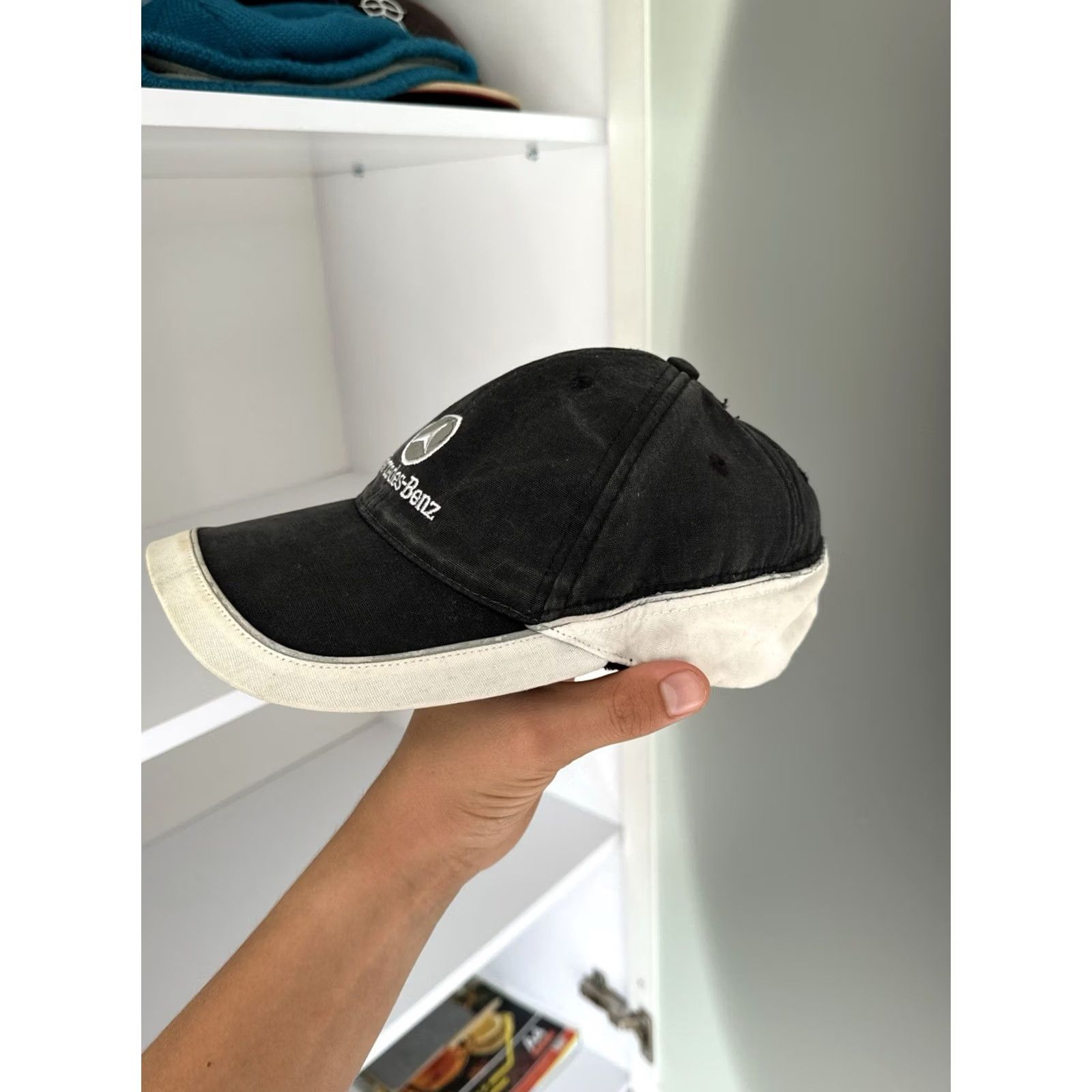 Mercedes-Benz VINTAGE Mercedes Denz Cap Baseball Mens One Size Black 90s Cars washed cap Size ONE SIZE - 7 Thumbnail