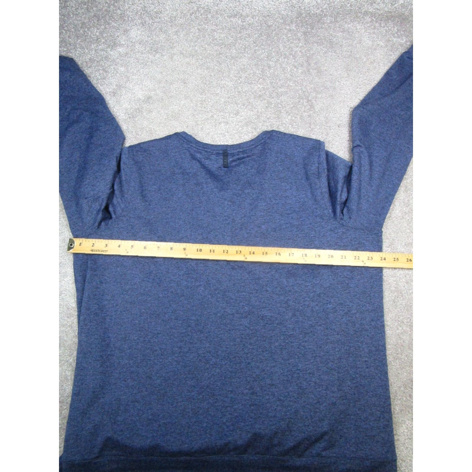 Vintage L.L.Bean Shirt Womens 1x Plus Blue Wrap Yoga Pullover Size XL / US 12-14 / IT 48-50 - 6 Thumbnail