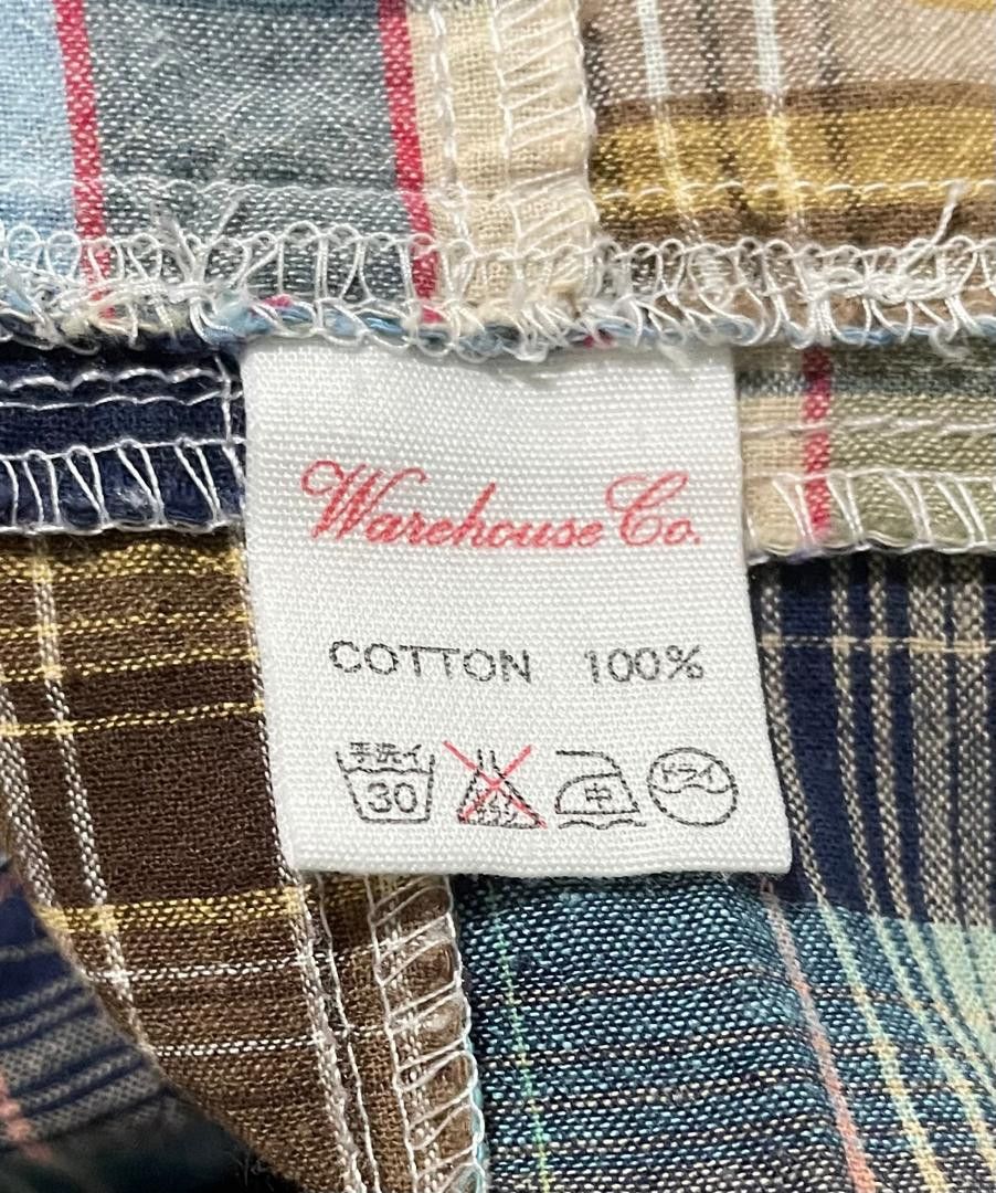 Japanese Brand DUBBLE WORKS BY WAREHOUSE CO. PATCHWORK SHIRT Size US M / EU 48-50 / 2 - 4 Thumbnail